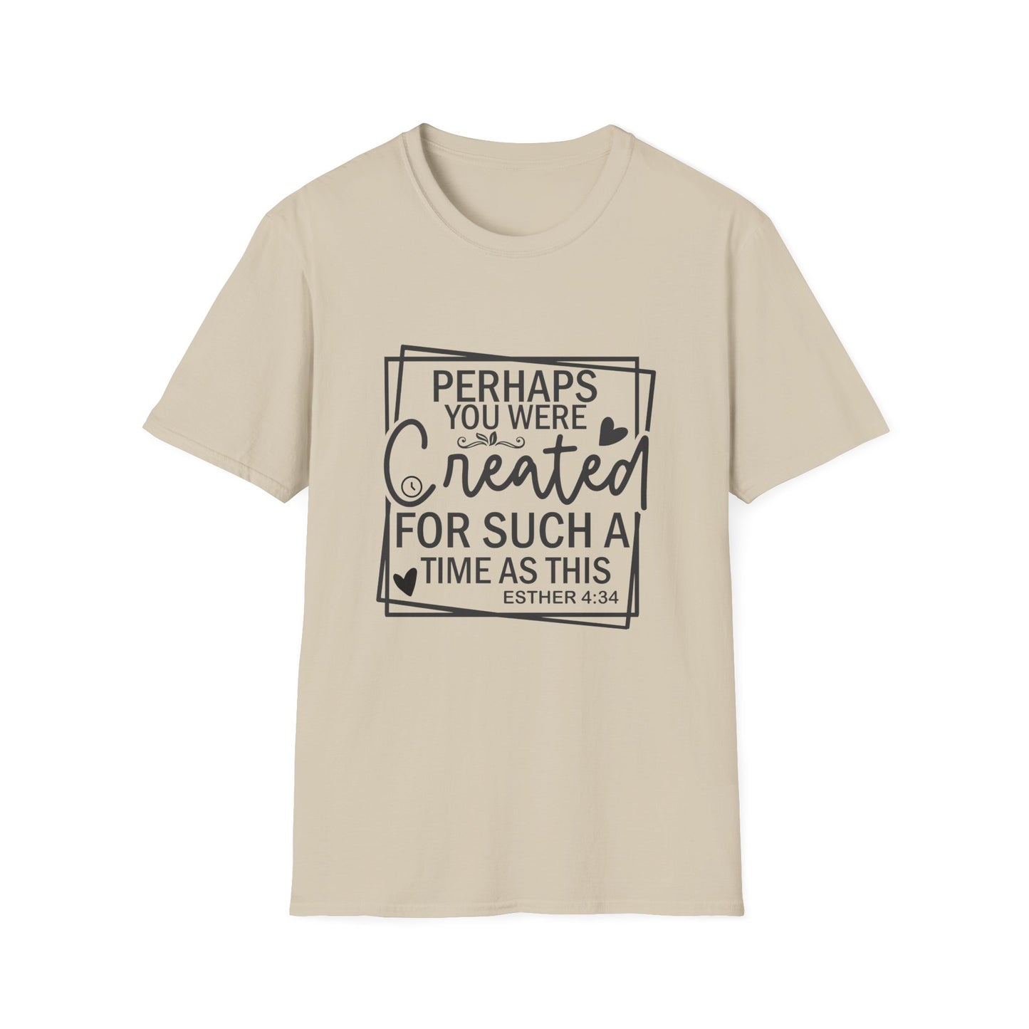 Esther 4:14 Women's Relaxed Softstyle Tshirt (Black Logo) - Sweet Baby Jeez Teez
