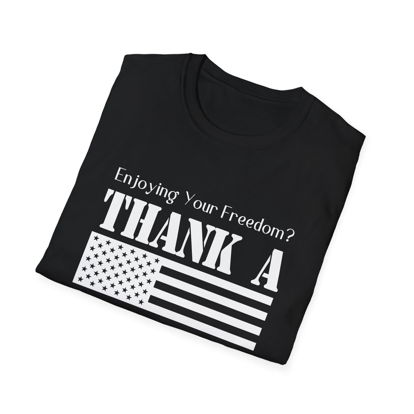 Enjoy Your Freedom Women's Relaxed/Plus Tshirt (MM White Logo) - Sweet Baby Jeez Teez