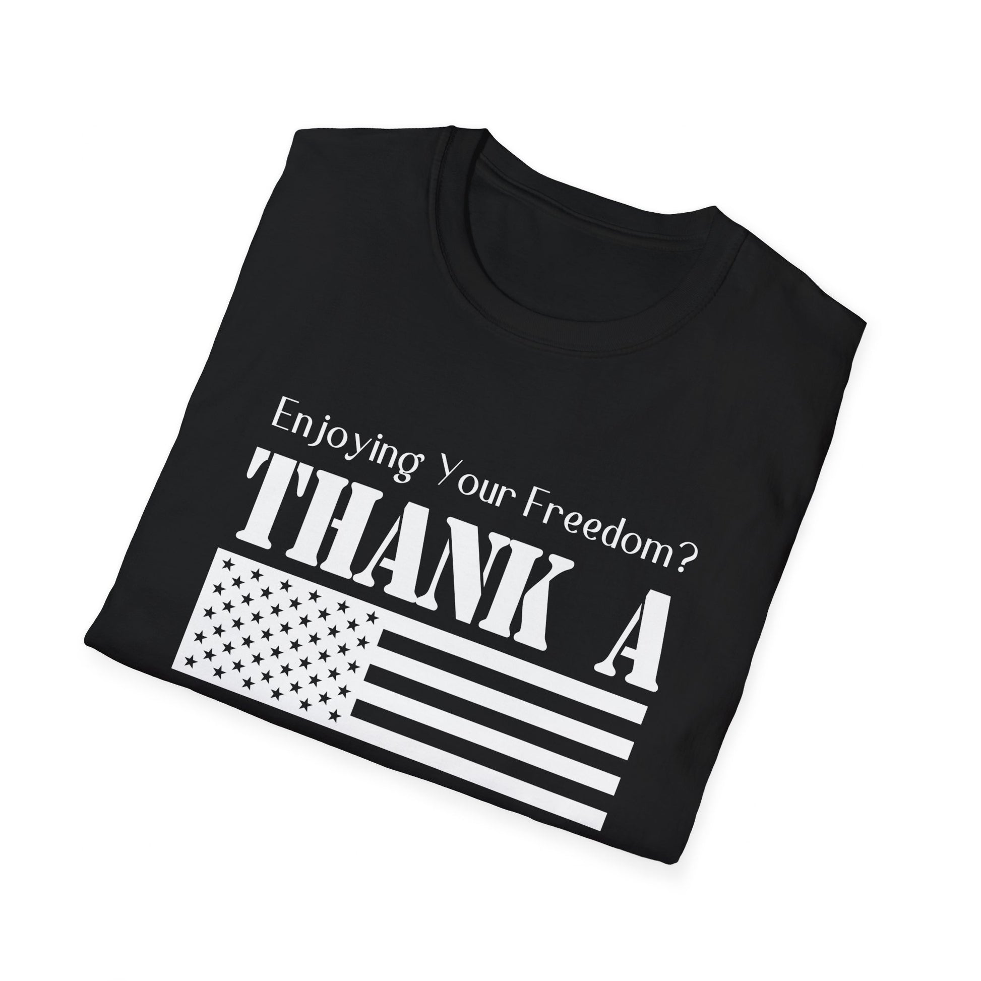 Enjoy Your Freedom Women's Relaxed/Plus Tshirt (MM White Logo) - Sweet Baby Jeez Teez