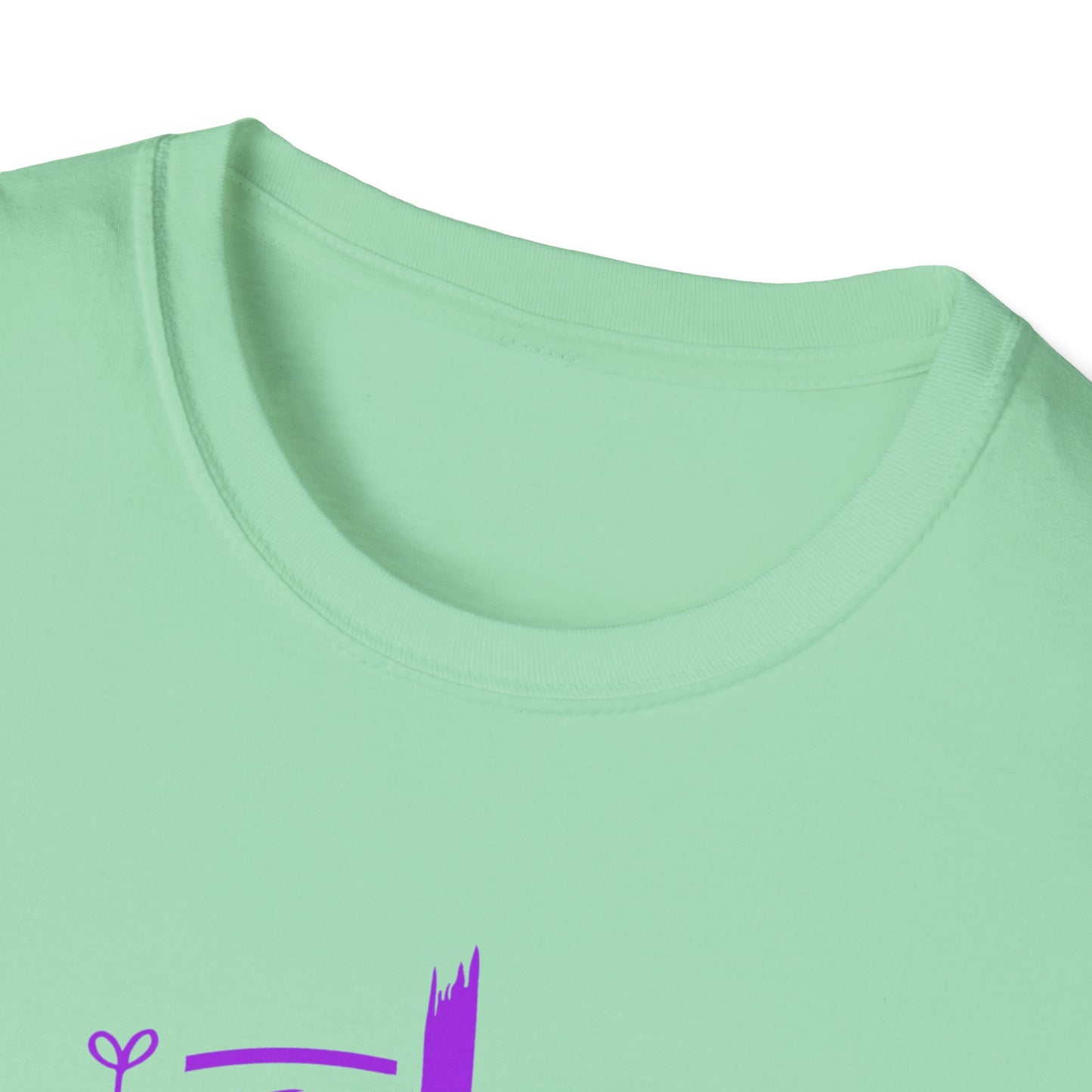"She is Strong" Proverbs 31:25 Bible Verse Relaxed Tshirt (Hot Pink Logo)