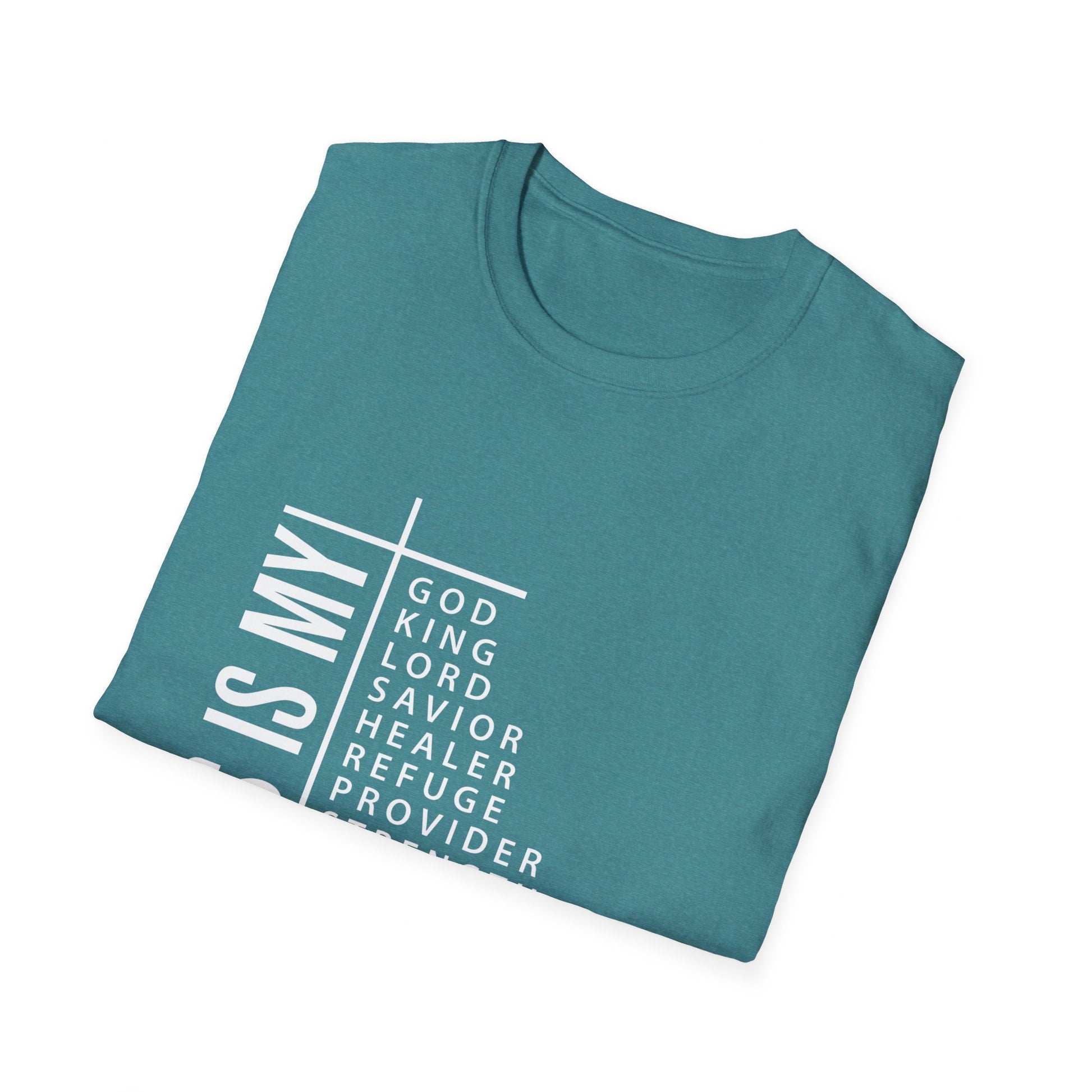 Jesus is My Women's Relaxed/Plus Tshirt (White Logo) - Sweet Baby Jeez Teez
