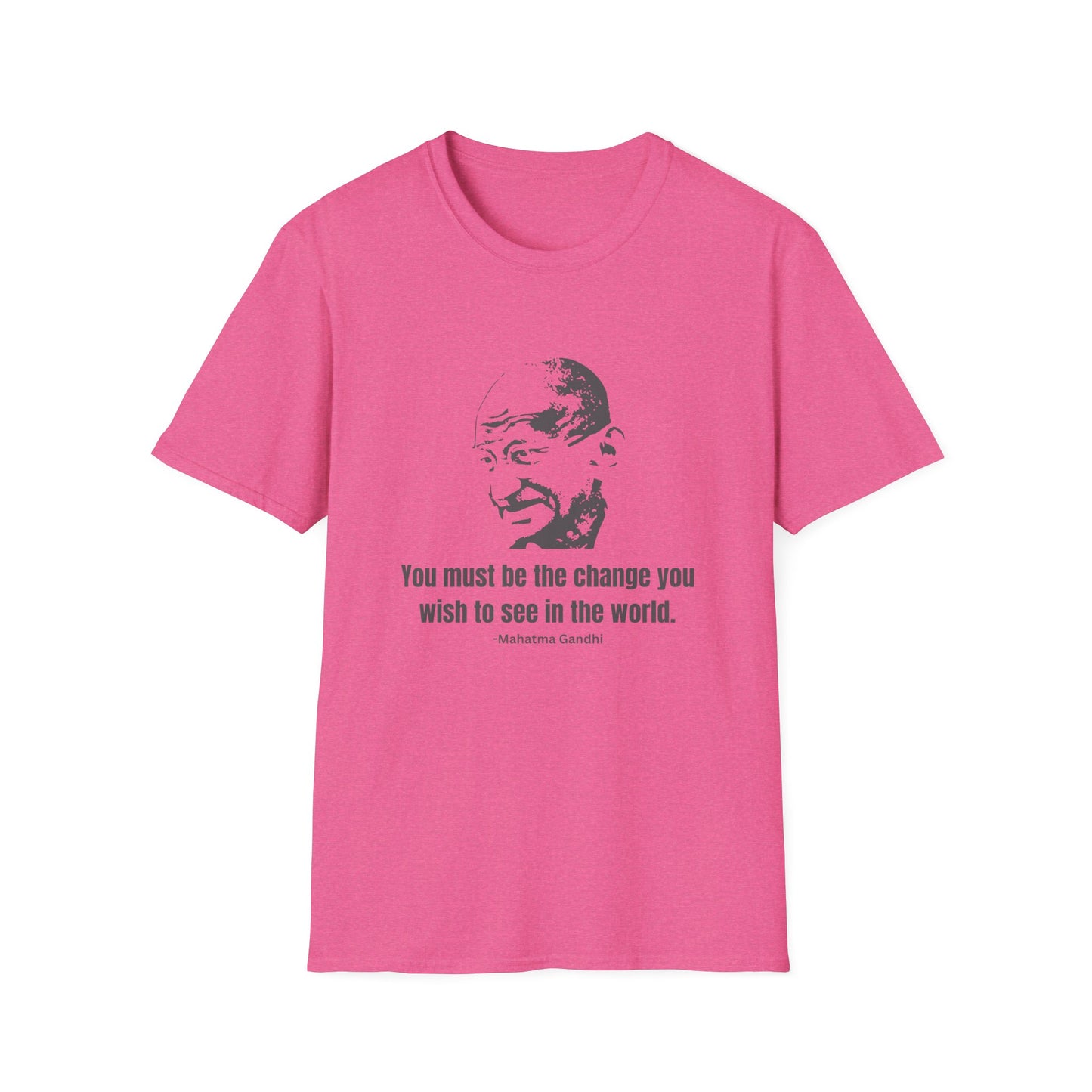 Be the Change Women's Relaxed/Plus Tshirt (IW Gray Logo) - Sweet Baby Jeez Teez