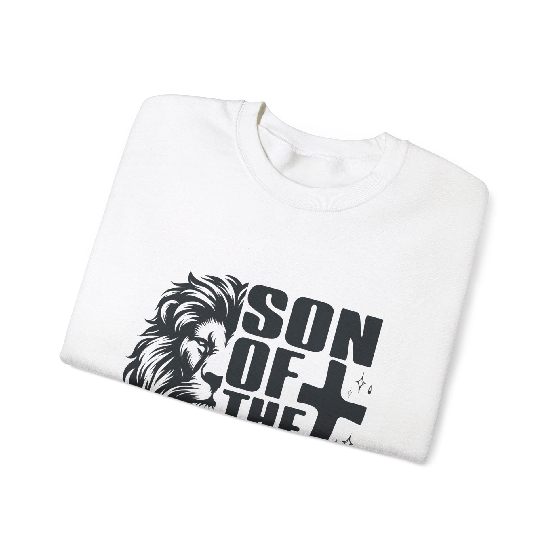 Son of the King Men's Sweatshirt (Black Logo) - Sweet Baby Jeez Teez