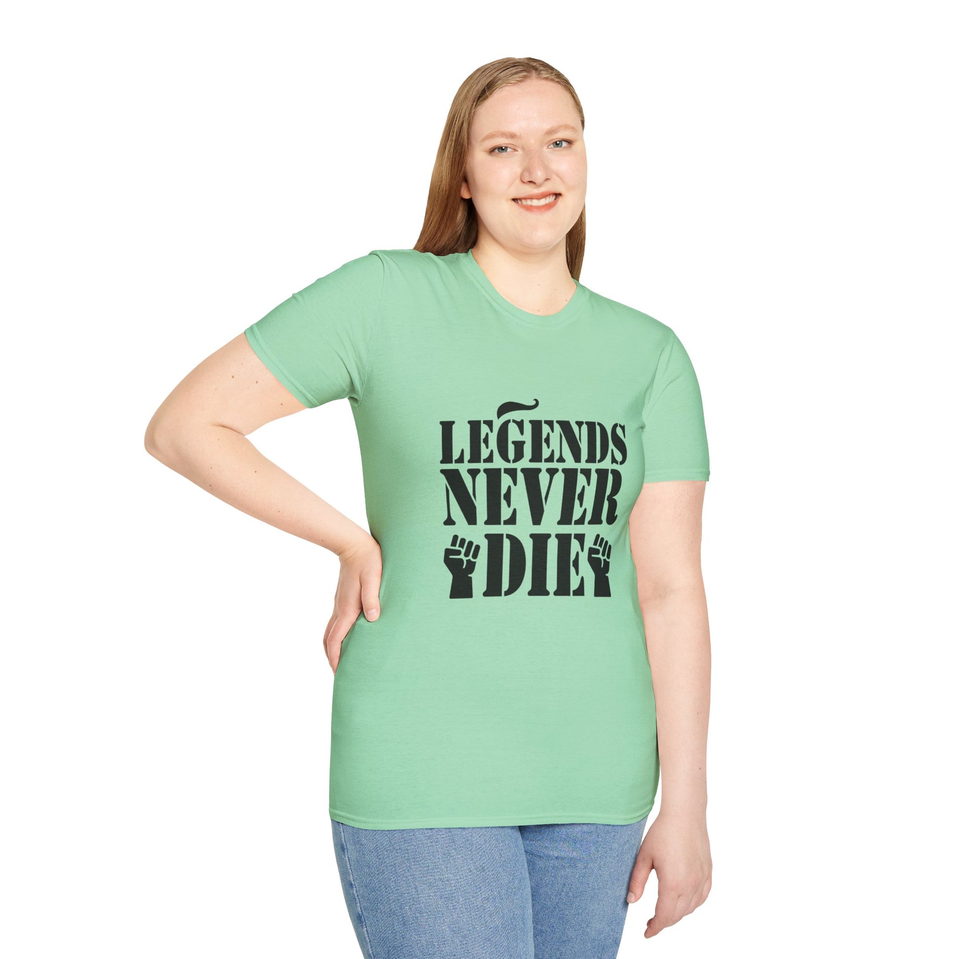 Legends Women's Relaxed/Plus Tshirt (Black Logo) - Sweet Baby Jeez Teez