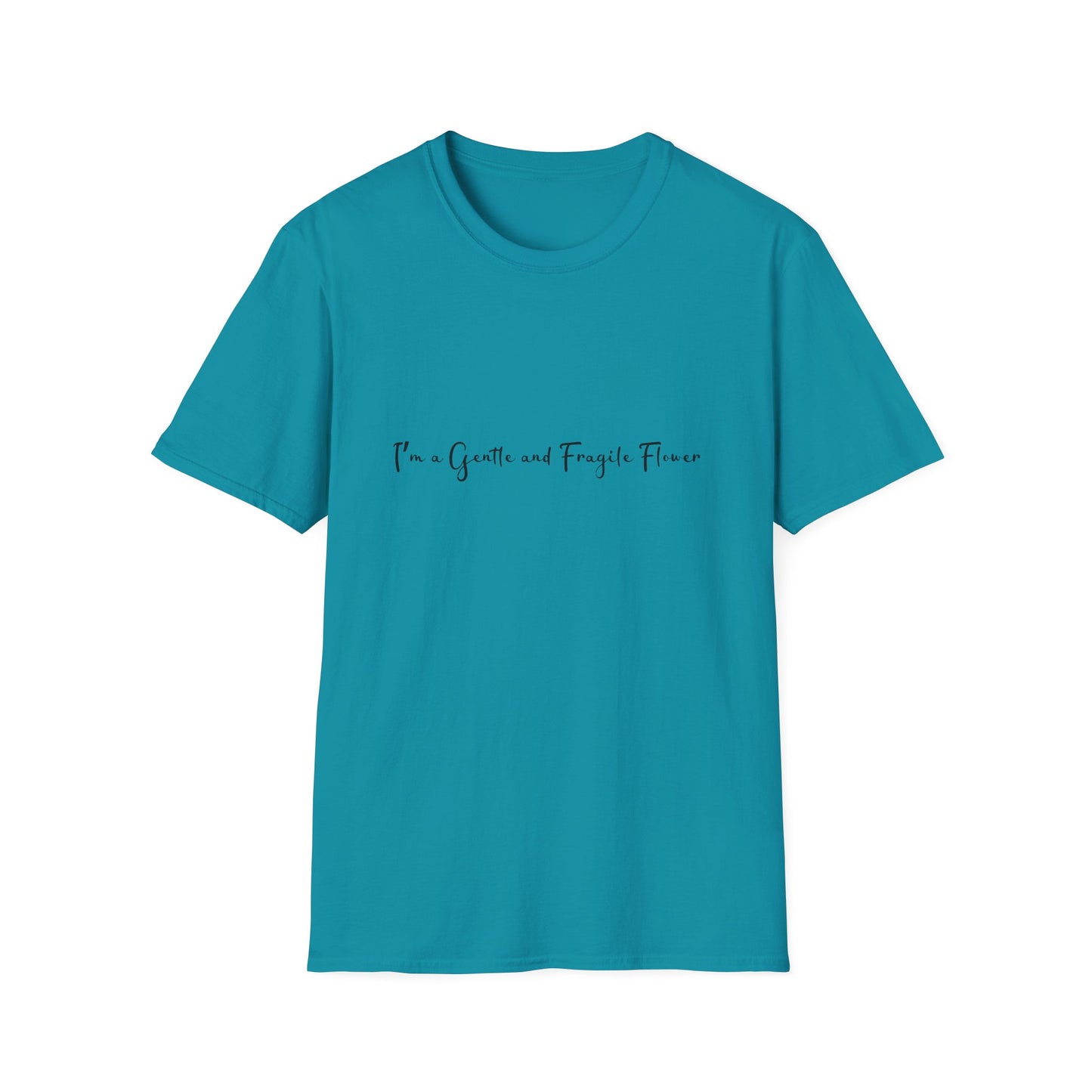 Fragile Flower Womens Relaxed/Plus Tshirt (FP Black Logo) - Sweet Baby Jeez Teez
