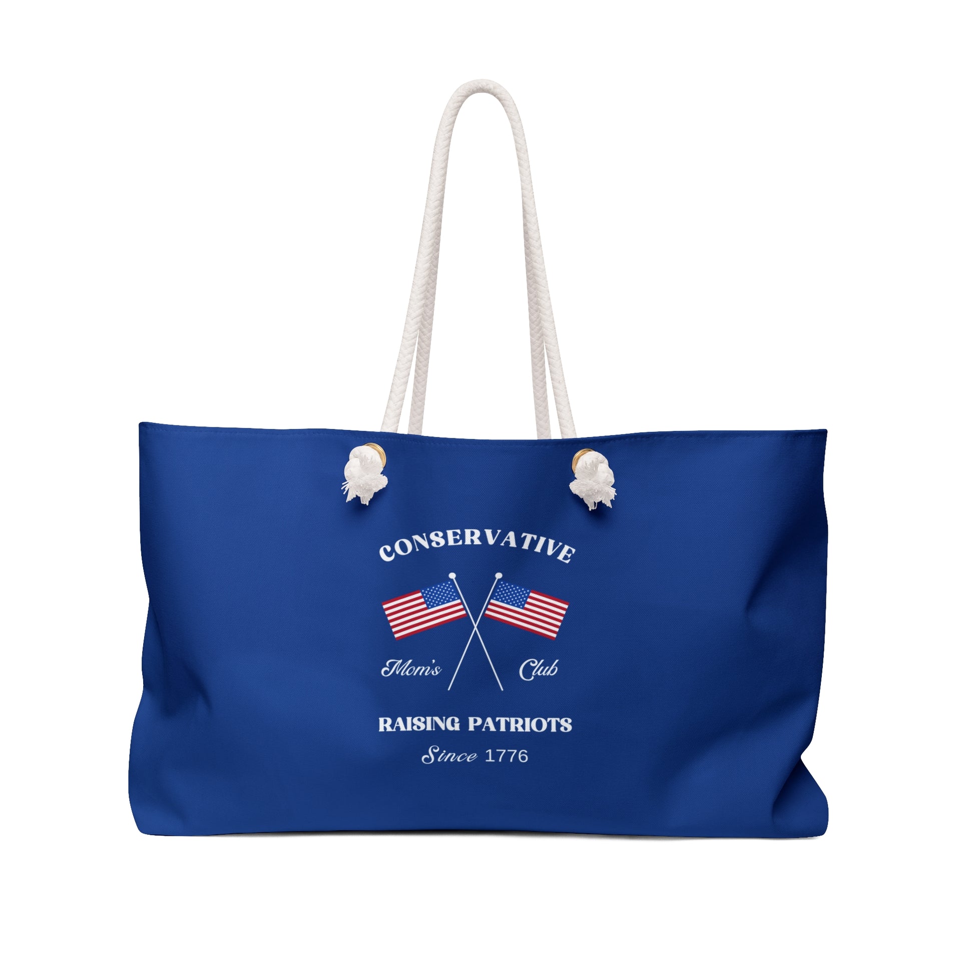 Patriotic Weekender Bag - Conservative Club Design for Travel & Events - Sweet Baby Jeez Teez