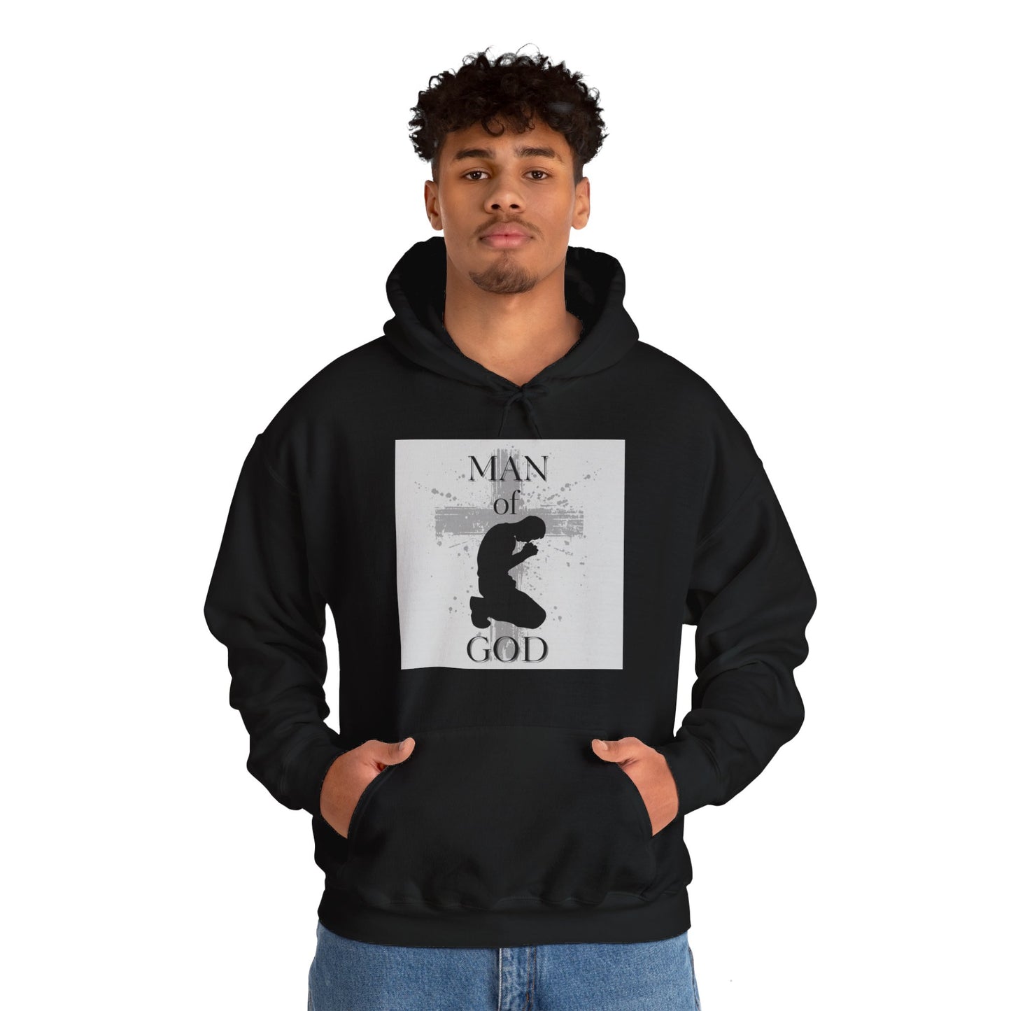Man of God Men's Hoodie - Sweet Baby Jeez Teez