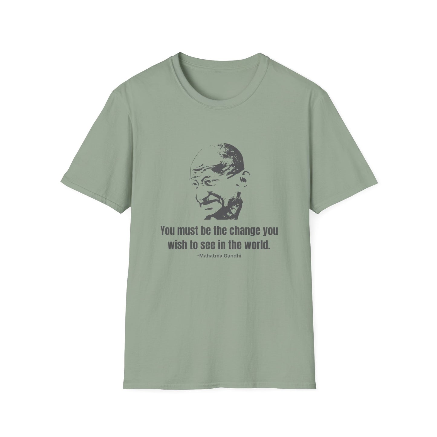 Be the Change Women's Relaxed/Plus Tshirt (IW Gray Logo) - Sweet Baby Jeez Teez