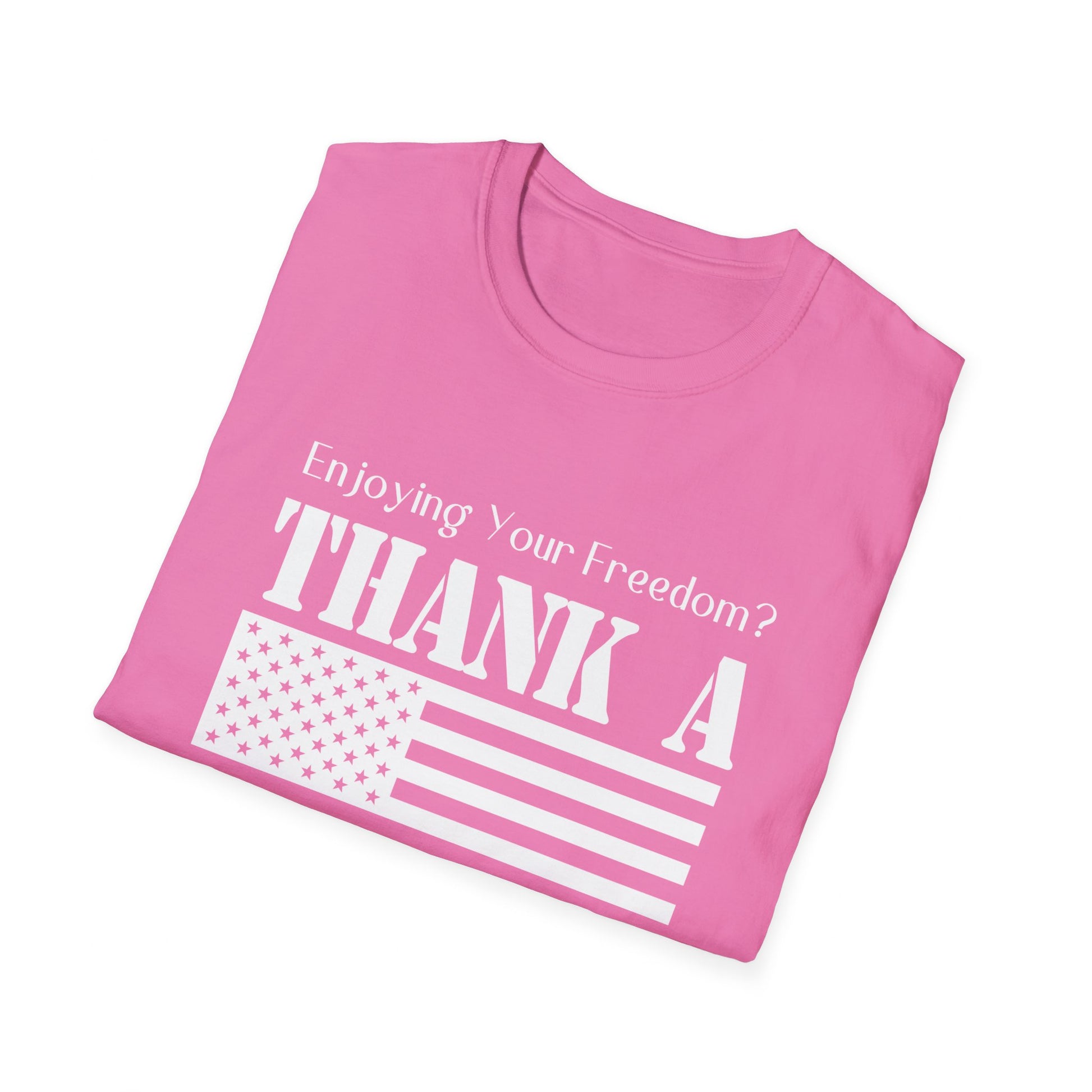 Enjoy Your Freedom Women's Relaxed/Plus Tshirt (MM White Logo) - Sweet Baby Jeez Teez