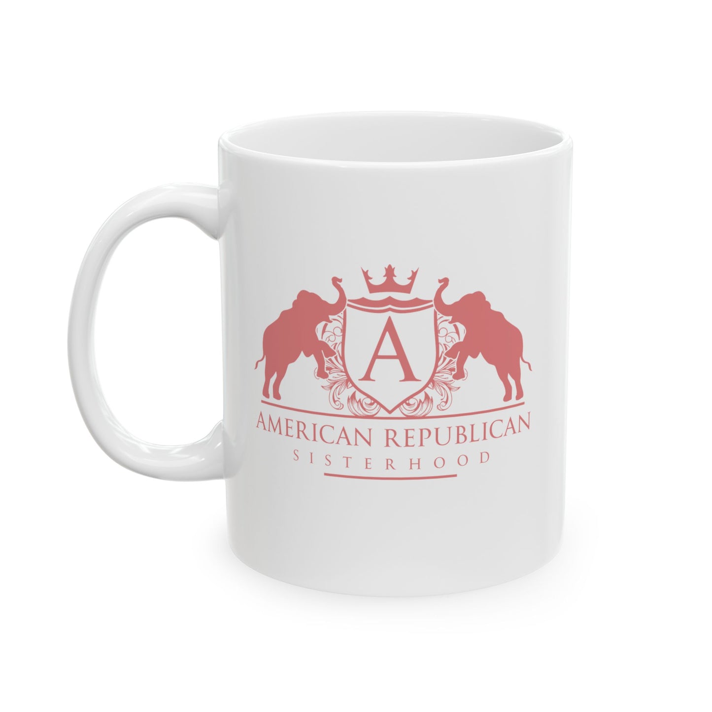 ARS Coral Logo Ceramic Mug, (11oz) - Sweet Baby Jeez Teez