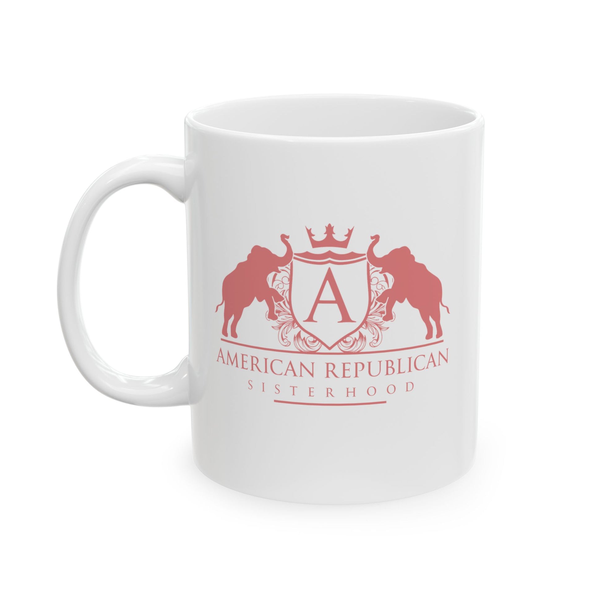 ARS Coral Logo Ceramic Mug, (11oz) - Sweet Baby Jeez Teez