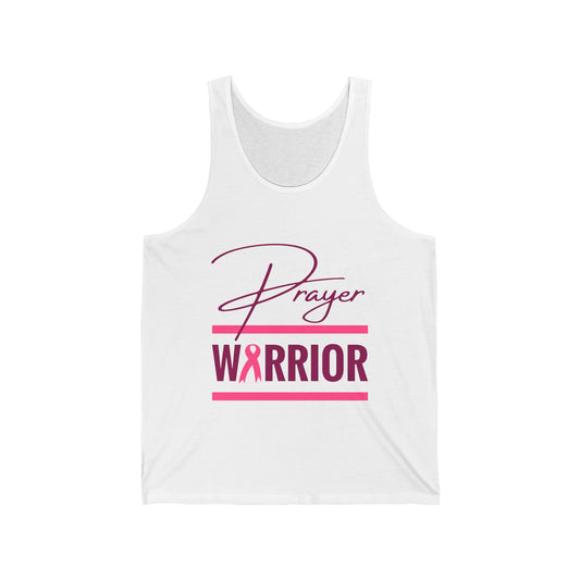 Prayer Warrior Breast Cancer Women's Relaxed/Plus Tank (Pink Logo) - Sweet Baby Jeez Teez