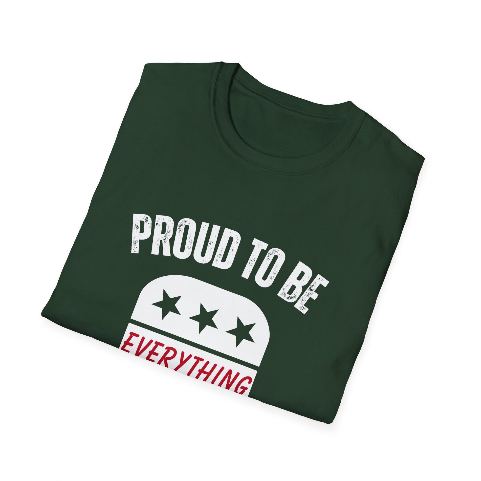 Proud to Be Men's Tshirt (White Logo) - Sweet Baby Jeez Teez