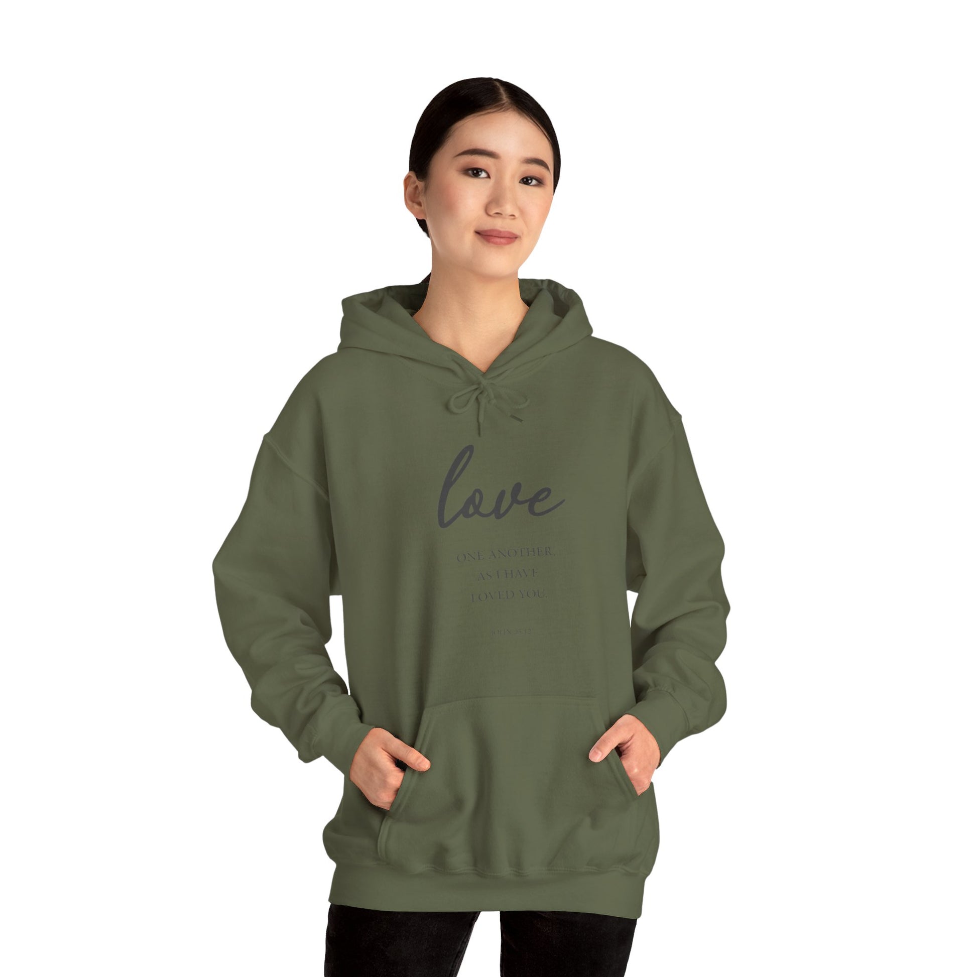 Love Women's Relaxed Hoodie (Black Logo) - Sweet Baby Jeez Teez