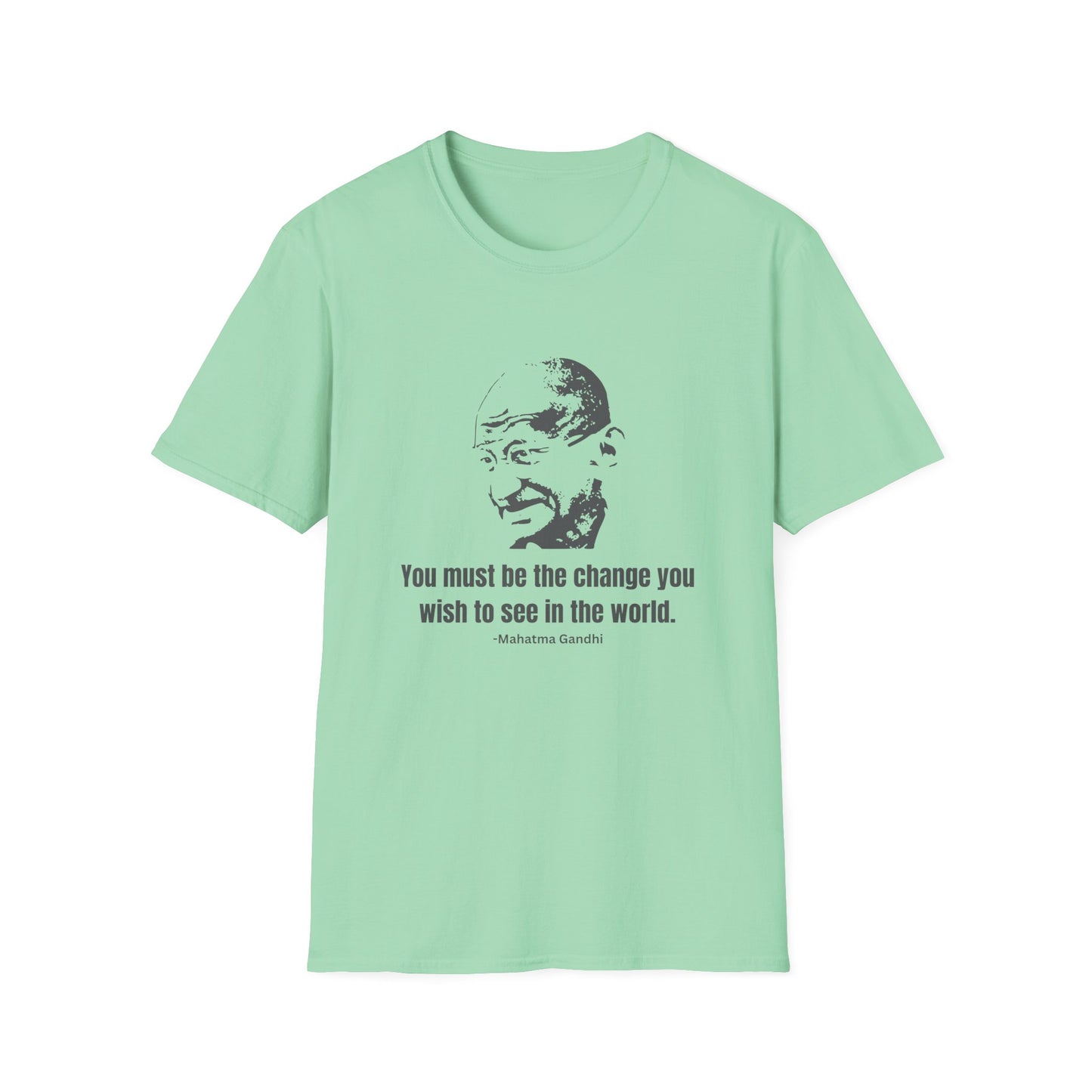Be the Change Women's Relaxed/Plus Tshirt (IW Gray Logo) - Sweet Baby Jeez Teez