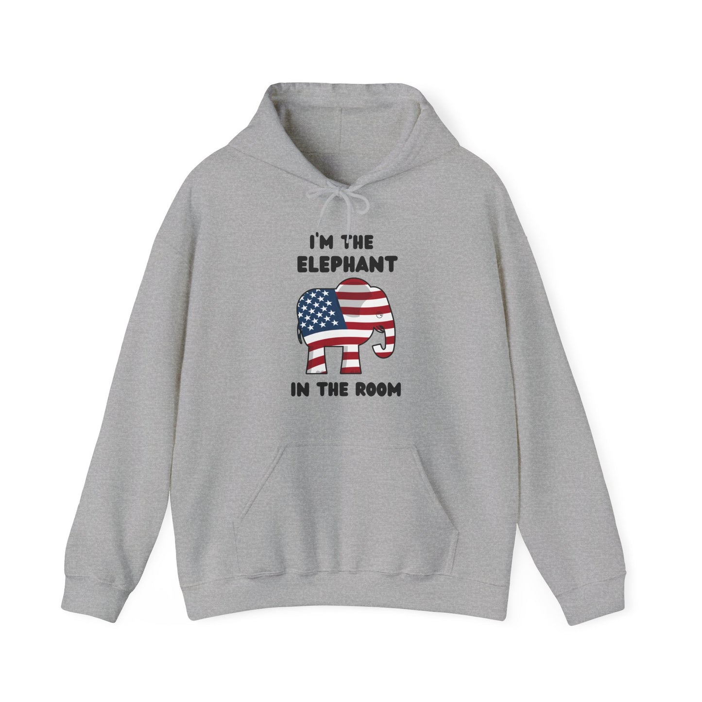 Elephant in the Room Women's Hoodie S-5XL (Black Logo) - Sweet Baby Jeez Teez