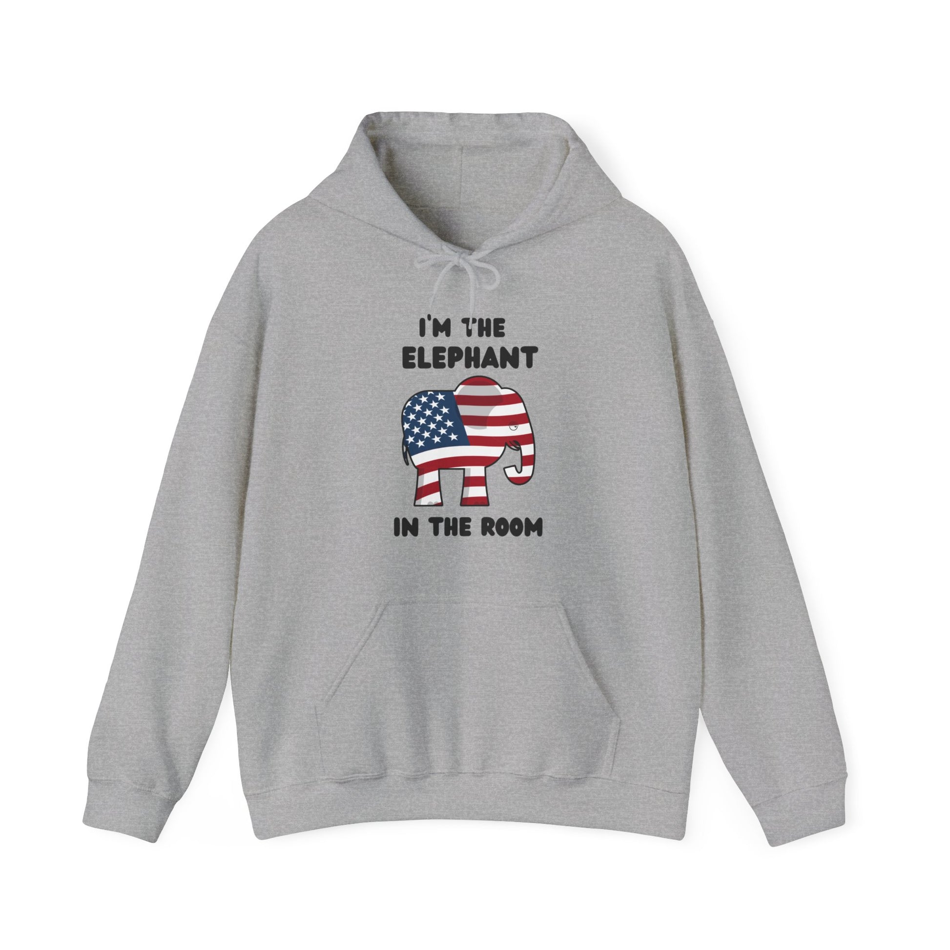 Elephant in the Room Women's Hoodie S-5XL (Black Logo) - Sweet Baby Jeez Teez