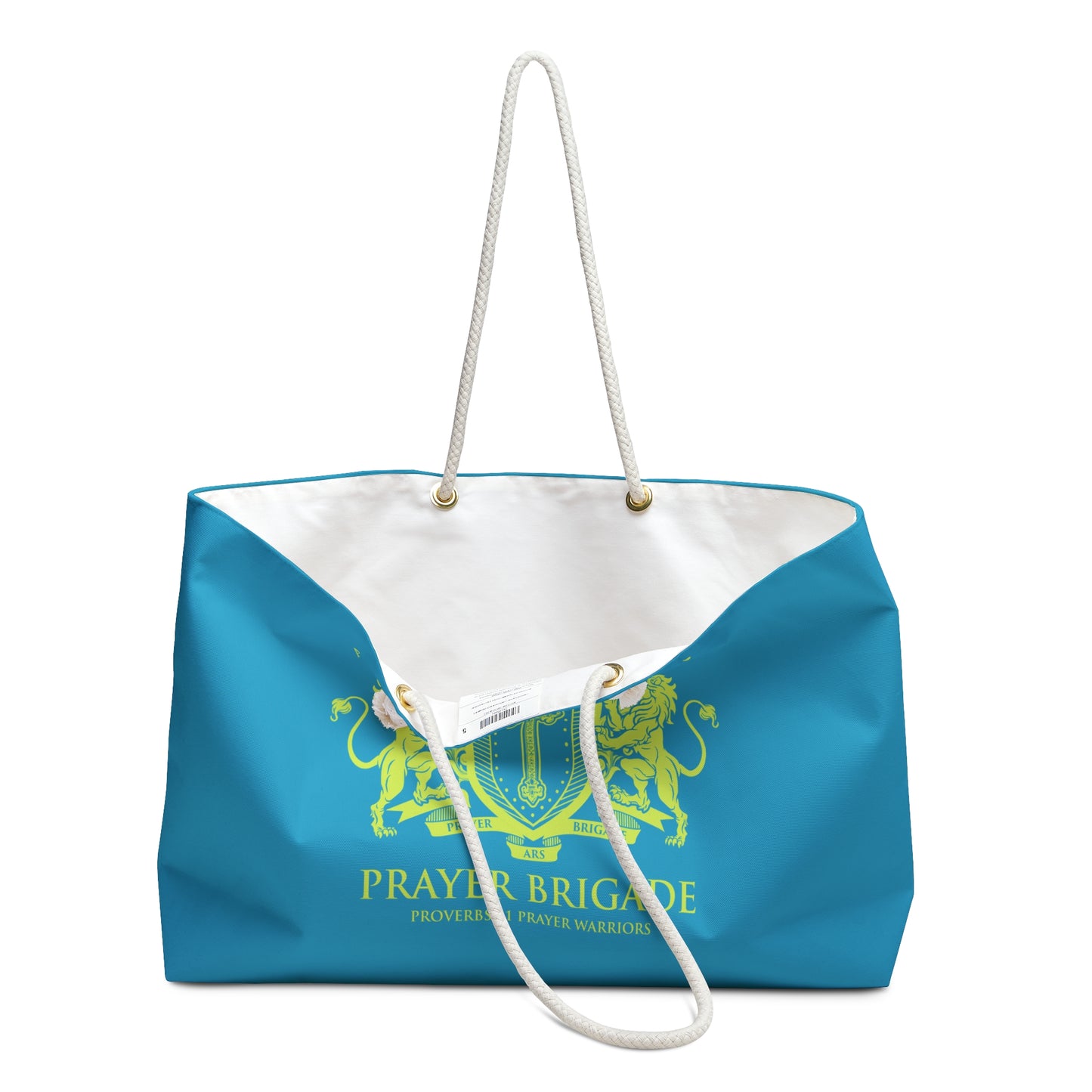ARS Prayer Brigade Weekender Bag (Agua & Chartreuse)