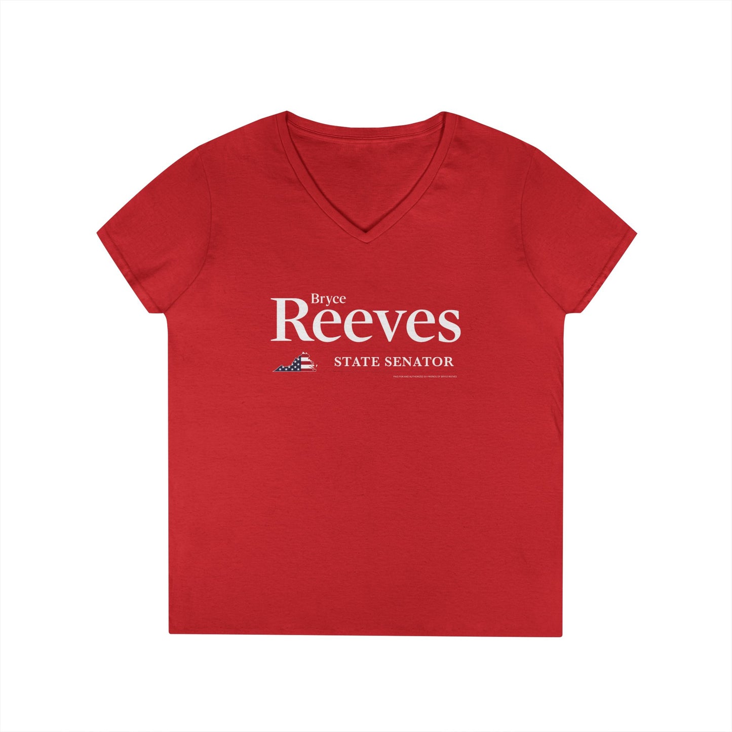 Bryce Reeves Logo Women's V-Neck T-Shirt - Sweet Baby Jeez Teez