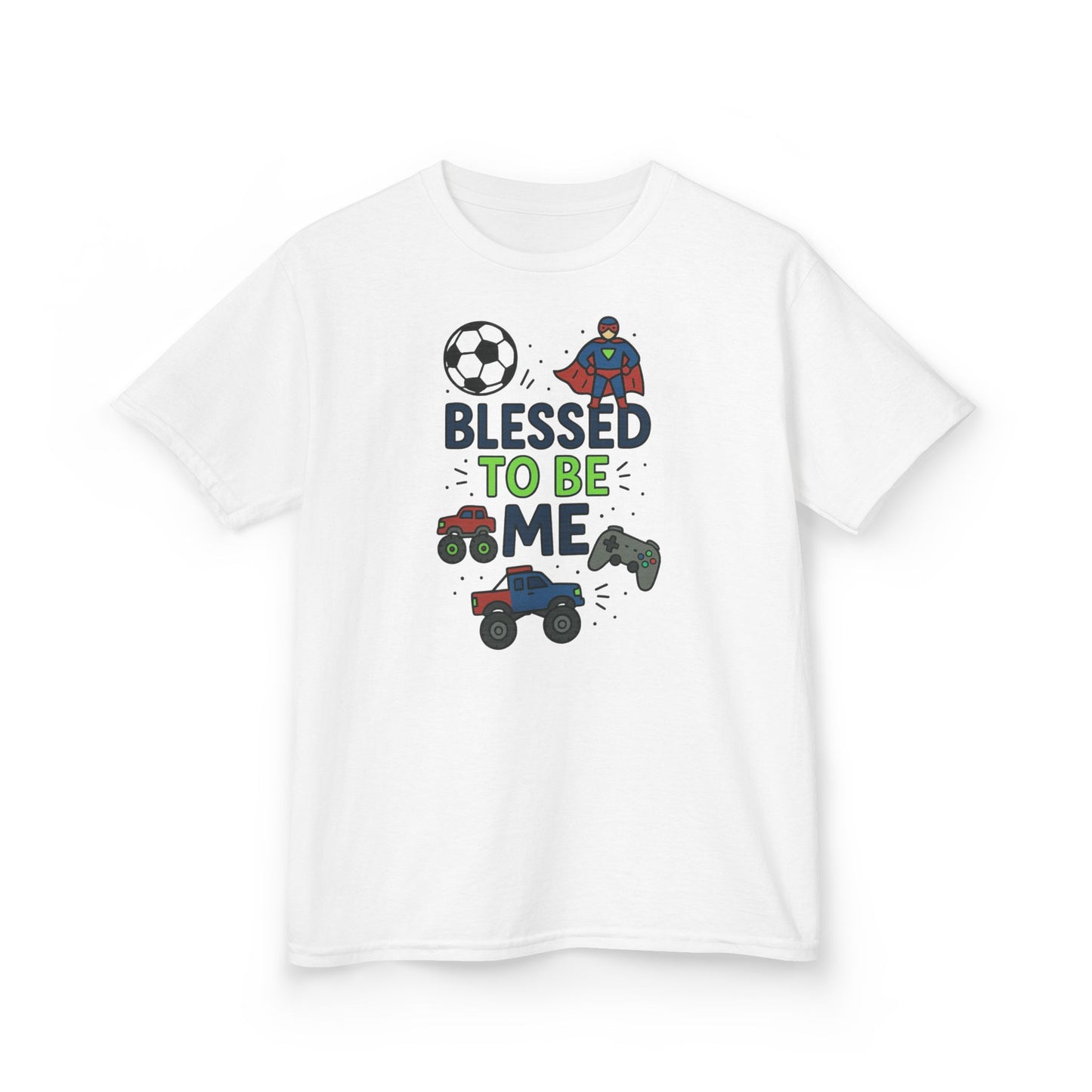"Blessed to Be Me" Christian Boys Tshirt (Truck Logo)