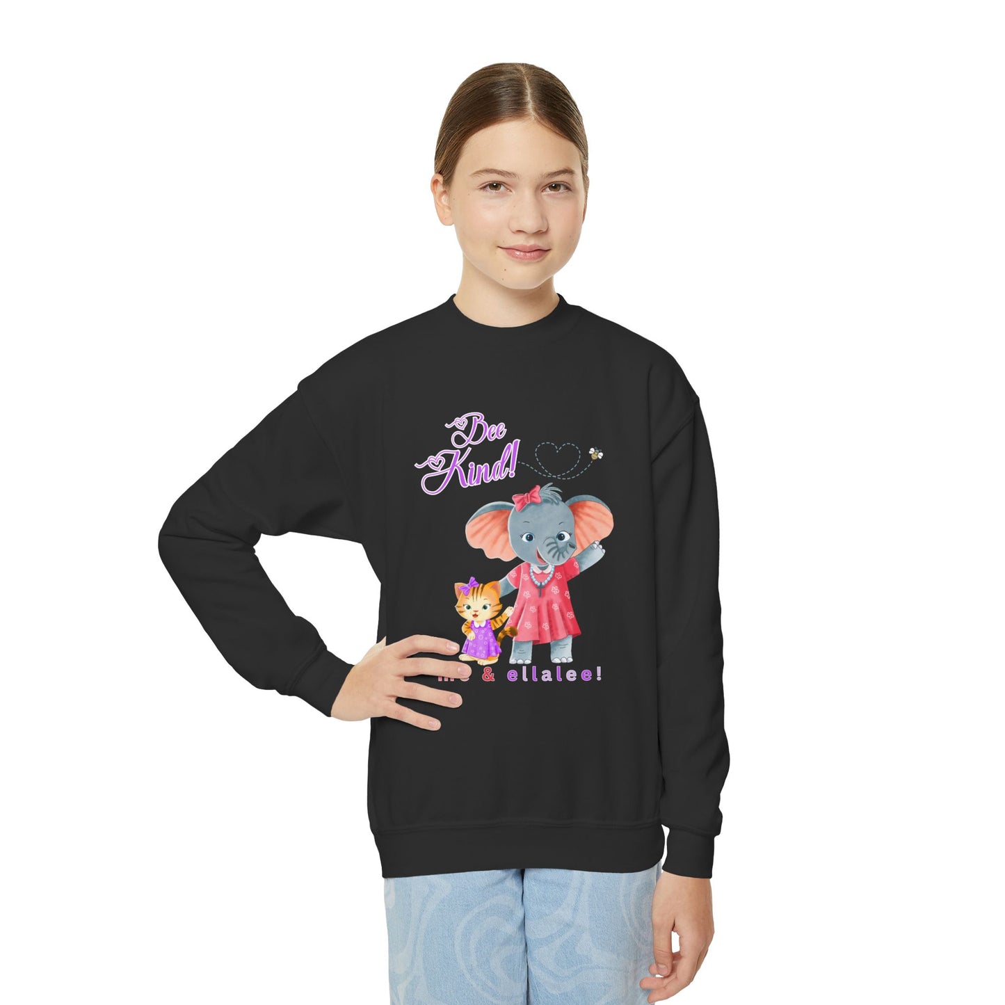 Ellalee the Elephant (TM) "Bee" Kind Girl's Sweatshirt