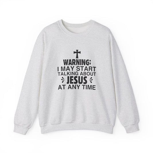 Talking About Jesus Women's Sweatshirt - Sweet Baby Jeez Teez