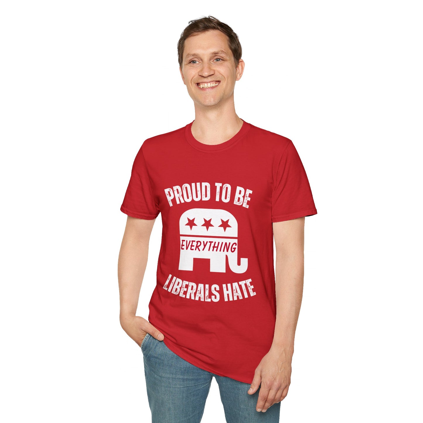 Proud to Be Men's Tshirt (White Logo) - Sweet Baby Jeez Teez
