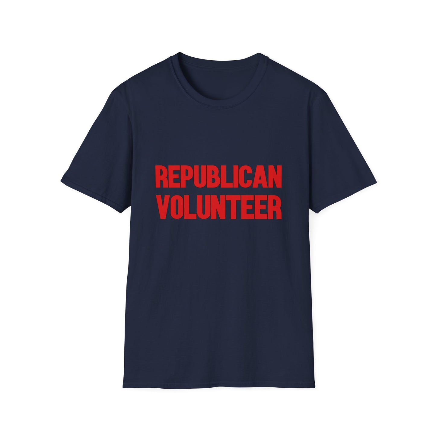 Republican Volunteer Unisex Tshirt (Red Logo) - Sweet Baby Jeez Teez