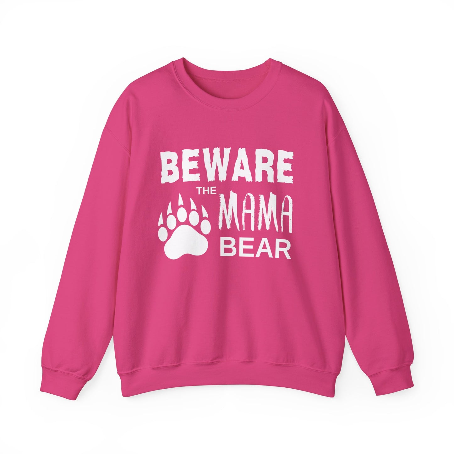 Mama Bear Women's Relaxed Sweatshirt (White Logo) - Sweet Baby Jeez Teez