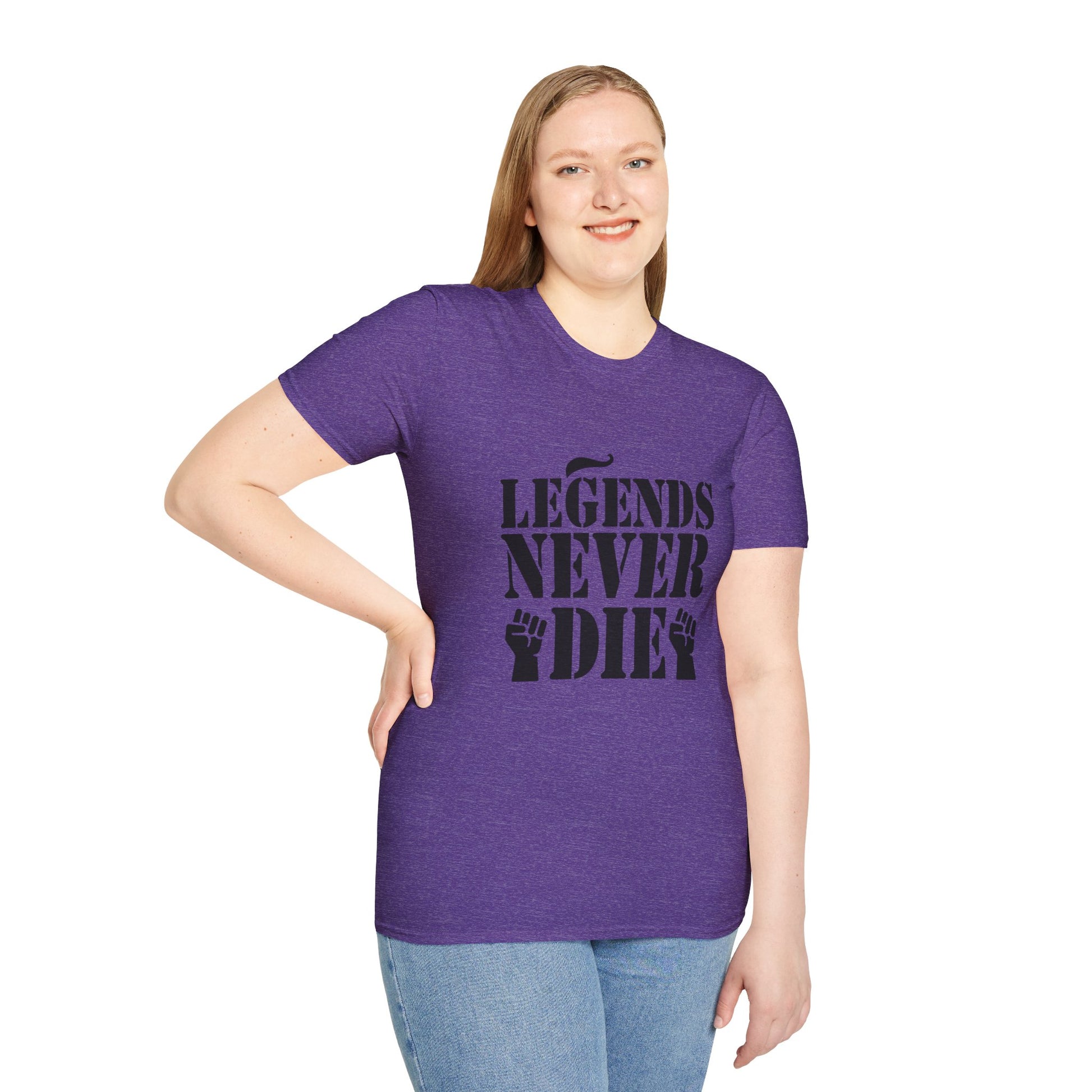 Legends Women's Relaxed/Plus Tshirt (Black Logo) - Sweet Baby Jeez Teez