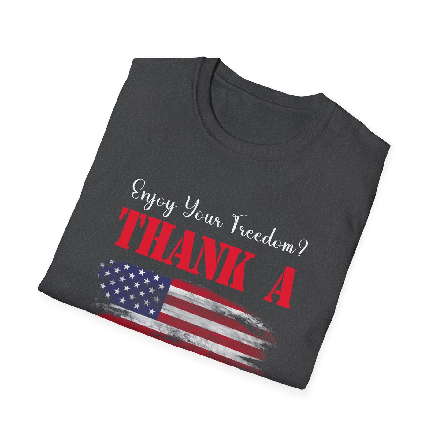 Enjoy Your Freedom Men's Tshirt (MM Color Logo) - Sweet Baby Jeez Teez