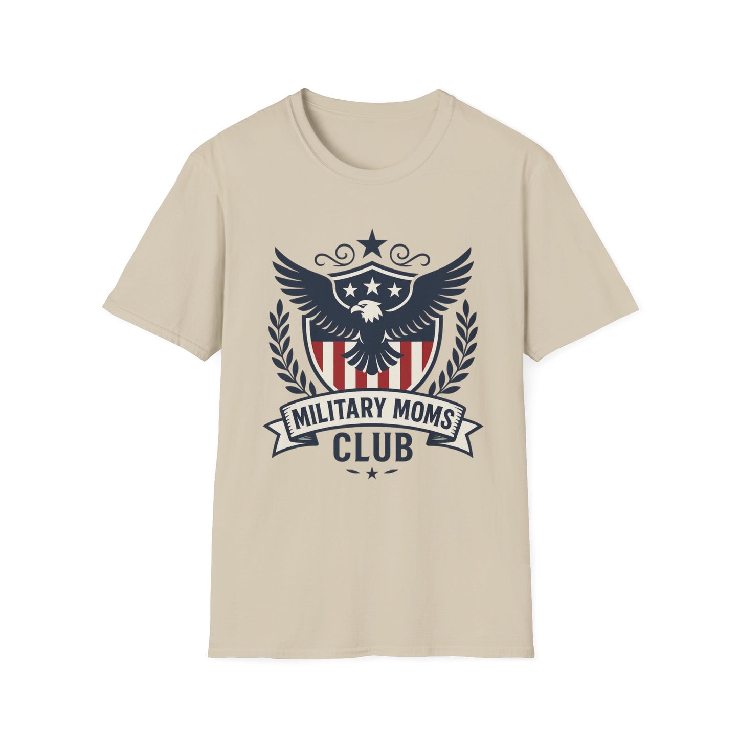 Military Moms Club Women's Relaxed Tshirt (Crest Logo) - Sweet Baby Jeez Teez