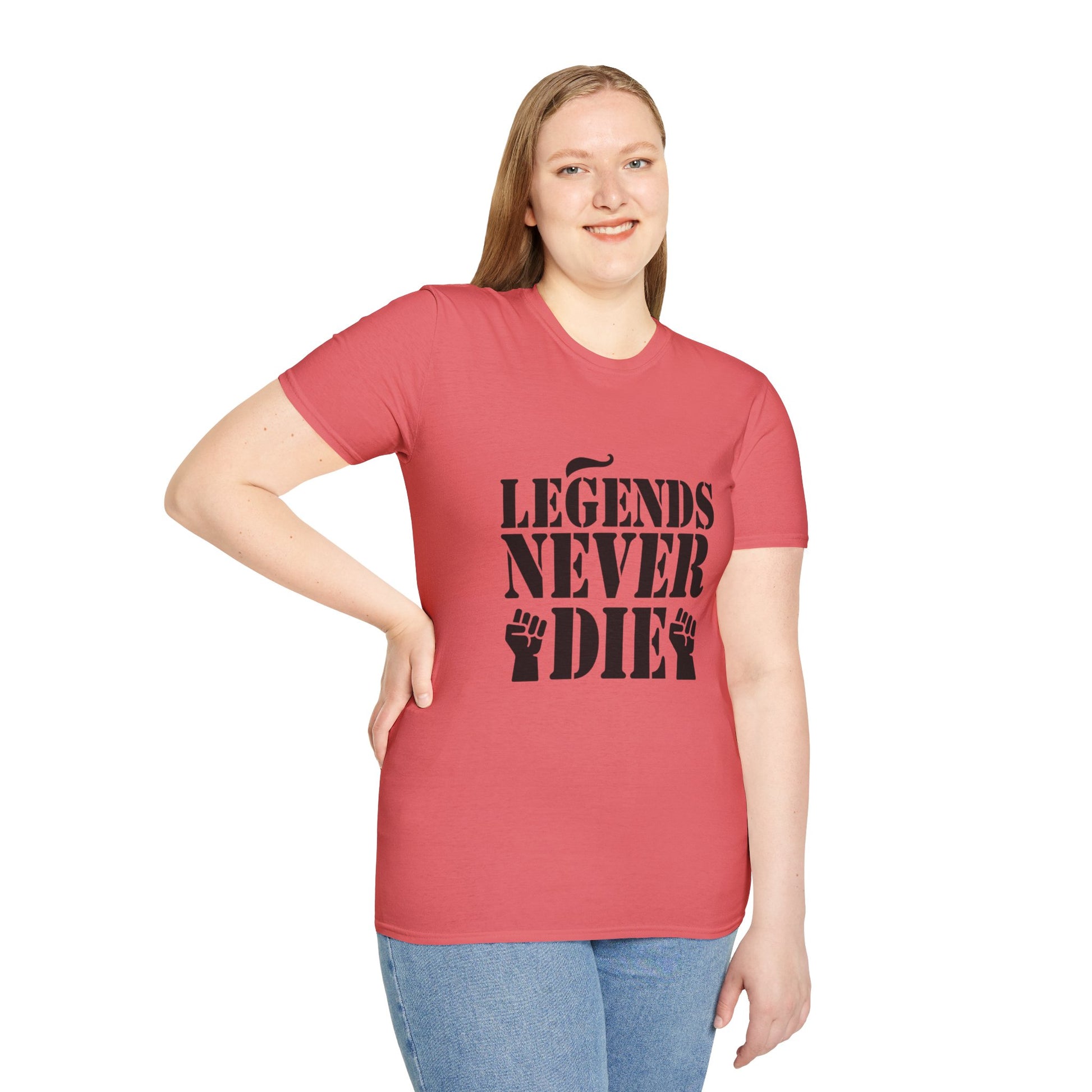 Legends Women's Relaxed/Plus Tshirt (Black Logo) - Sweet Baby Jeez Teez