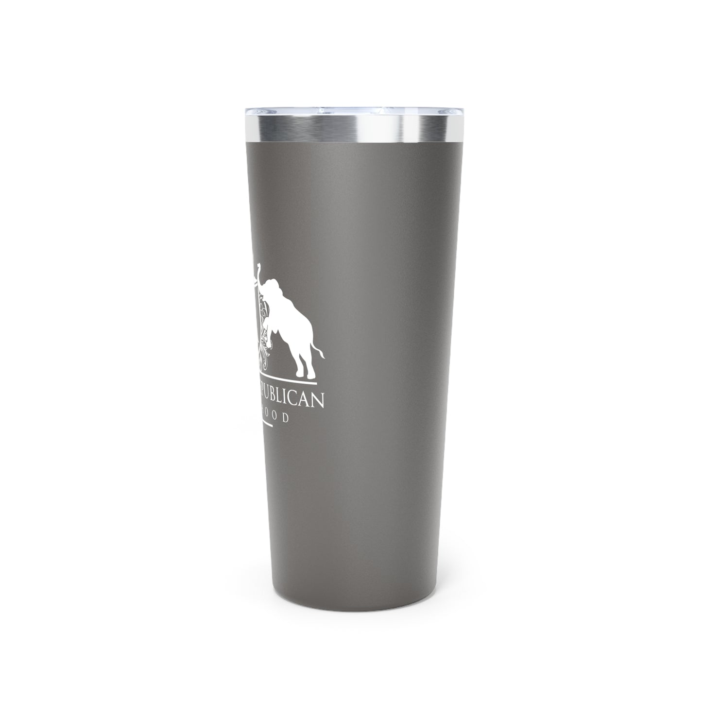 ARS White Logo Copper Vacuum Insulated Tumbler, 22oz - Sweet Baby Jeez Teez