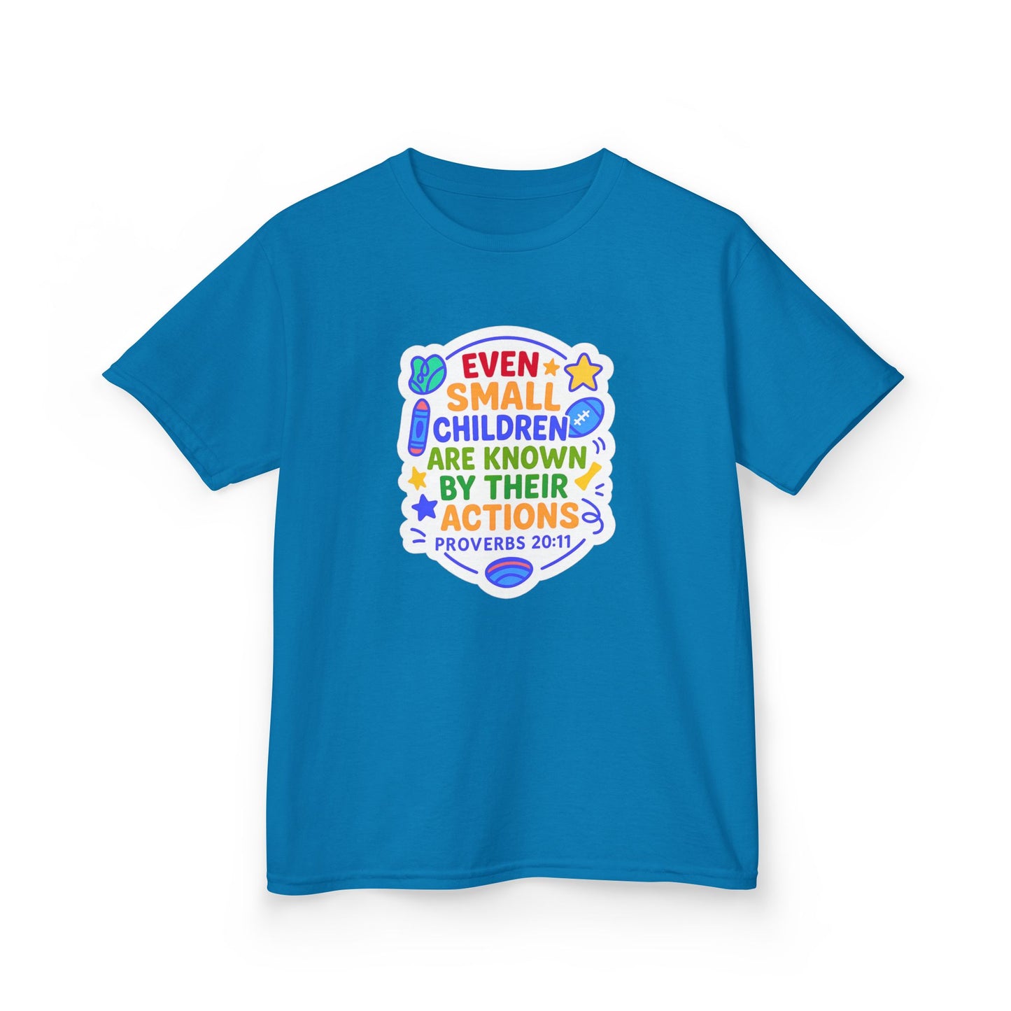 "Even Small Children" Christian Kid's Bible Verse Tshirt