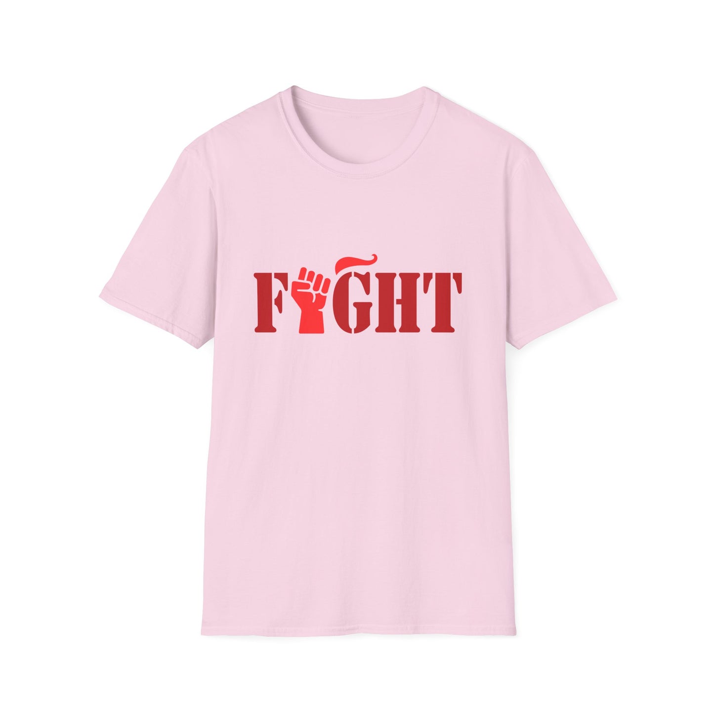 Fight Women's Relaxed/Plus Tshirt (Red Fist Logo) - Sweet Baby Jeez Teez