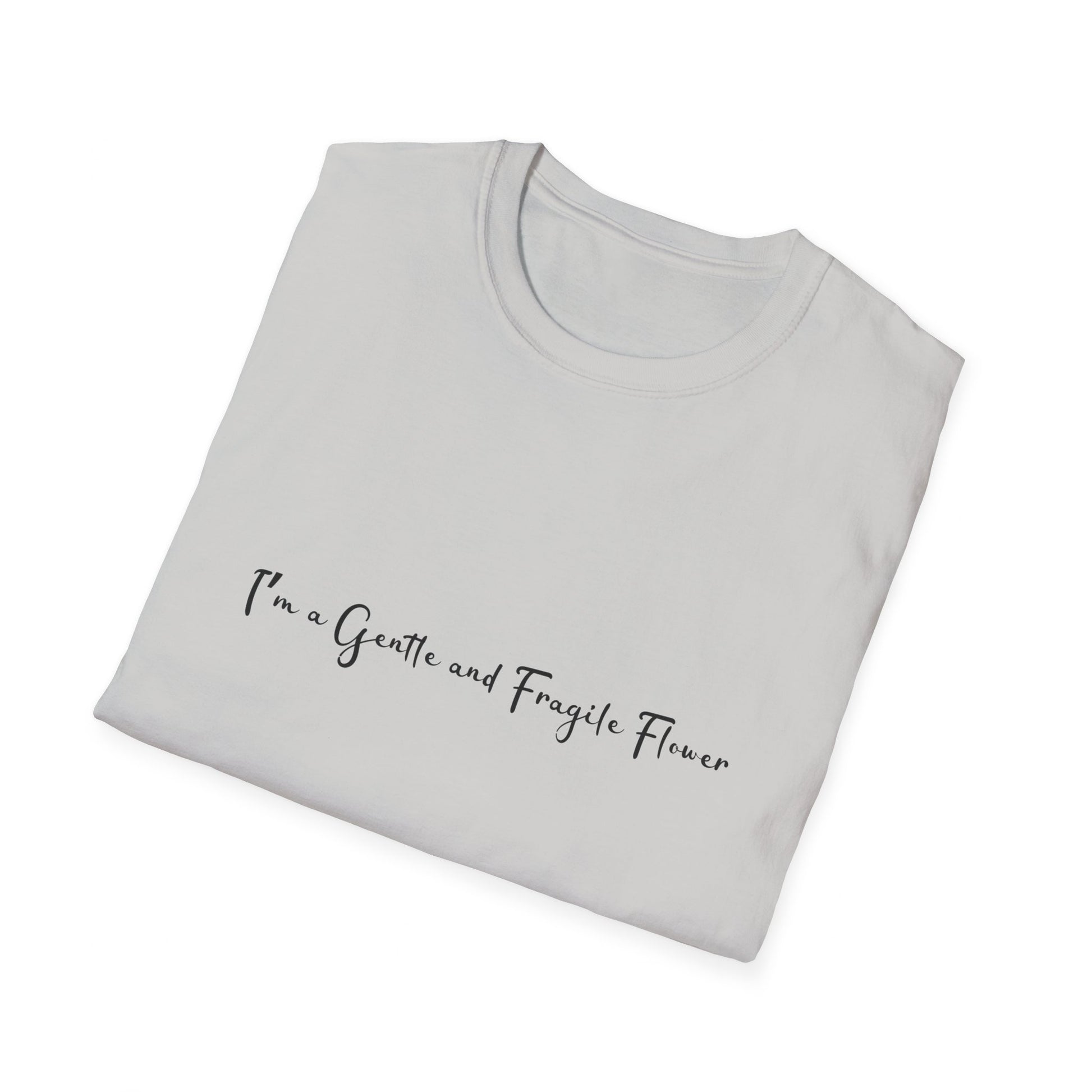 Fragile Flower Womens Relaxed/Plus Tshirt (FP Black Logo) - Sweet Baby Jeez Teez