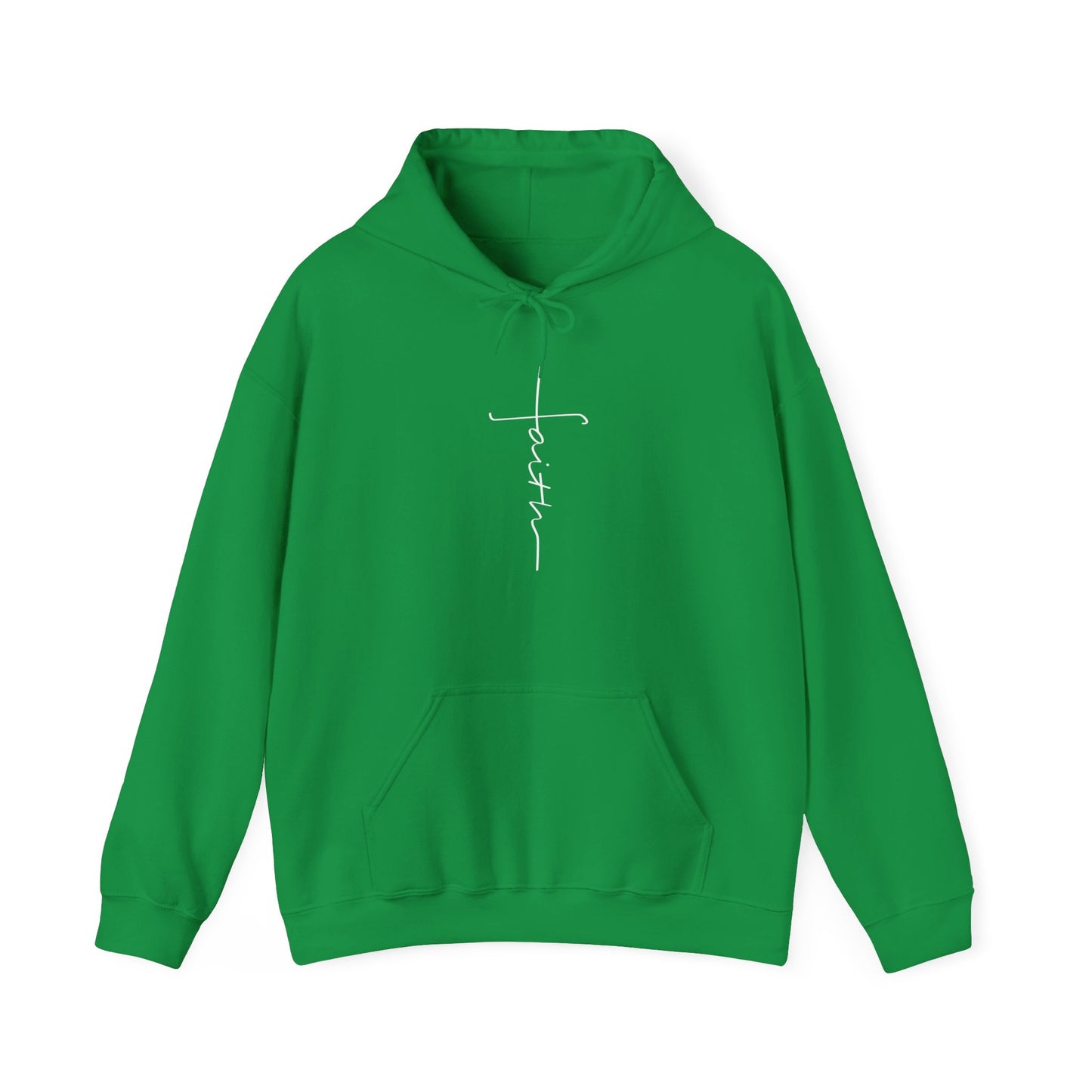 Cross Made From Faith Women's Hoodie (White) - Sweet Baby Jeez Teez