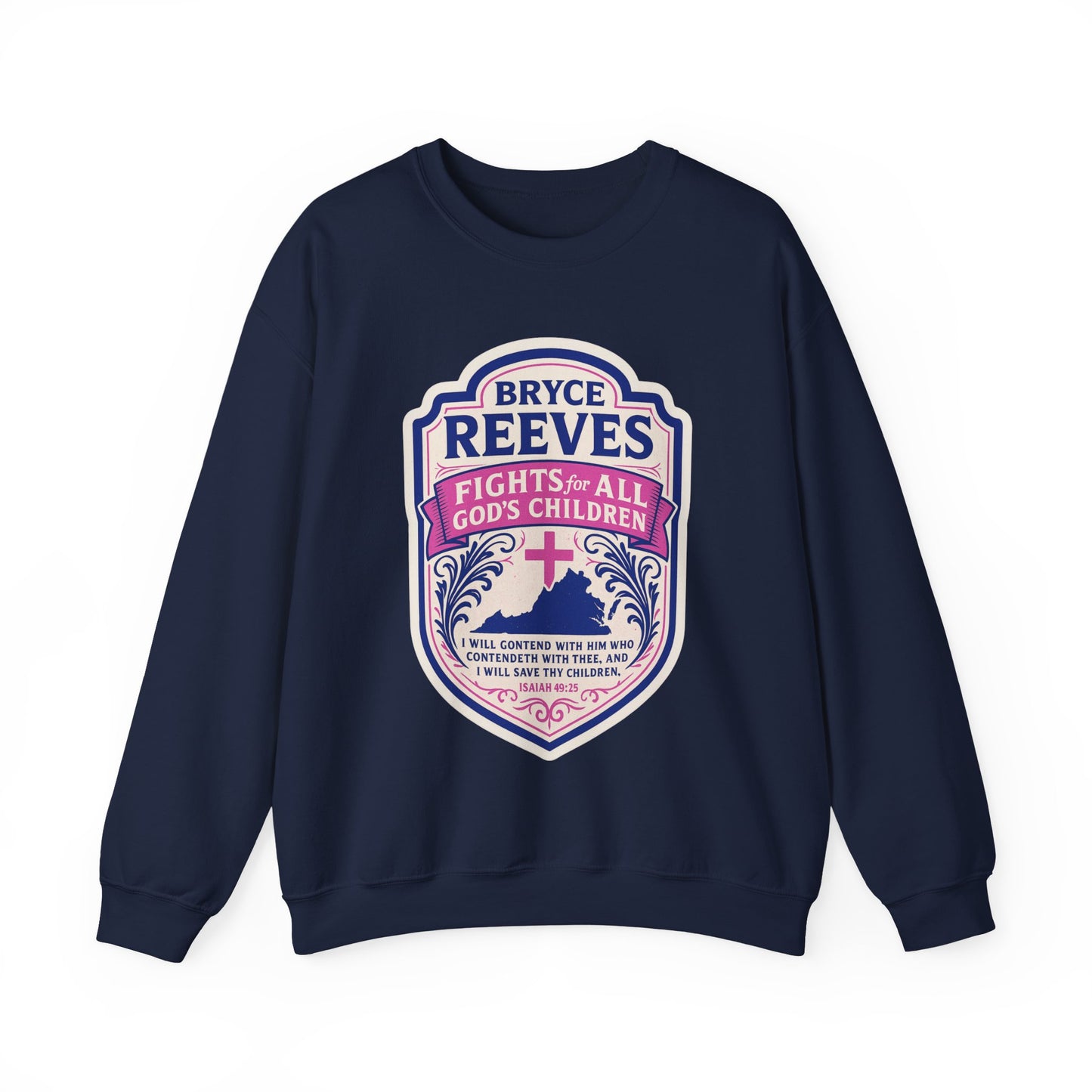 Bryce Reeves Fights for ALL God's Children Women's Crewneck Sweatshirt