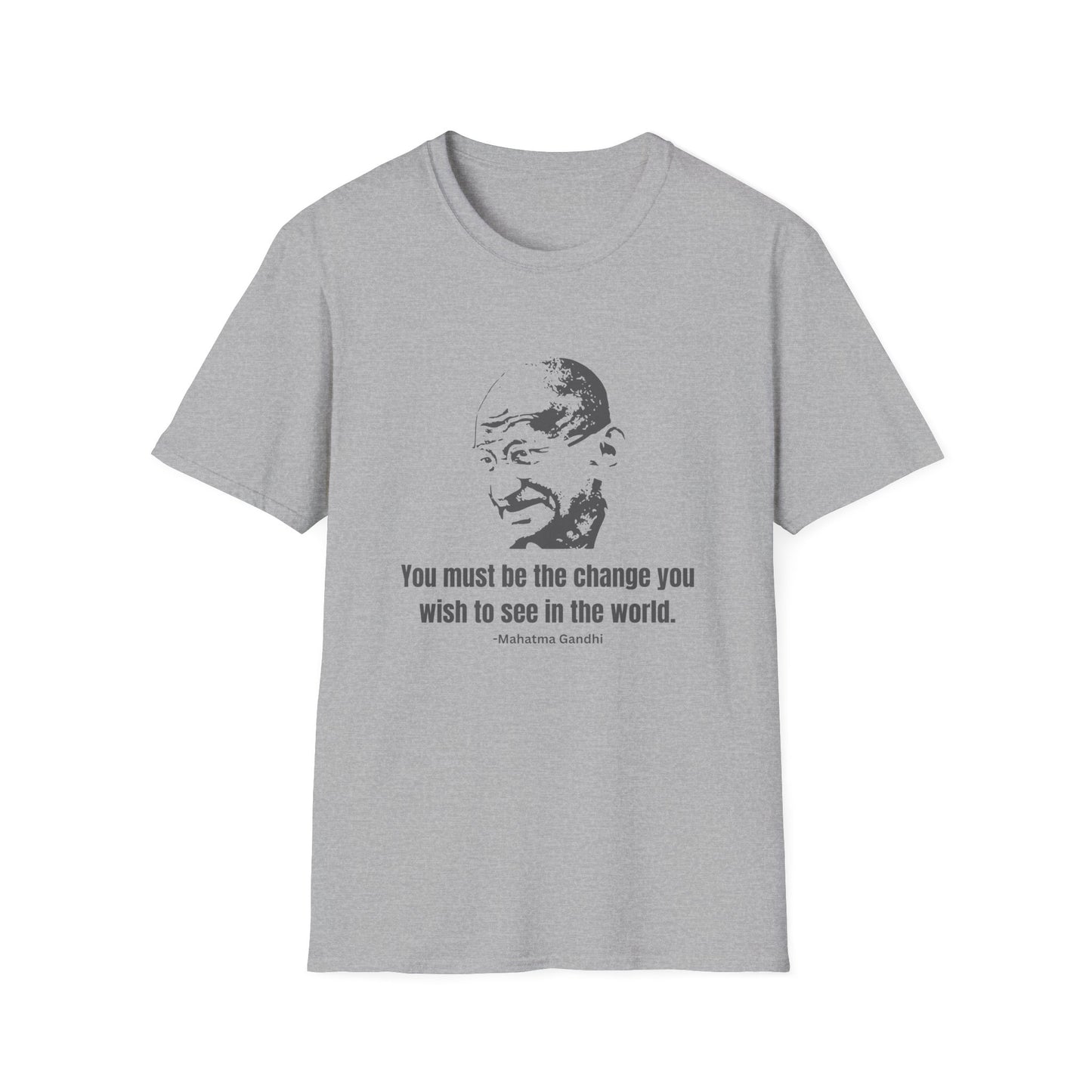 Be the Change Women's Relaxed/Plus Tshirt (IW Gray Logo) - Sweet Baby Jeez Teez