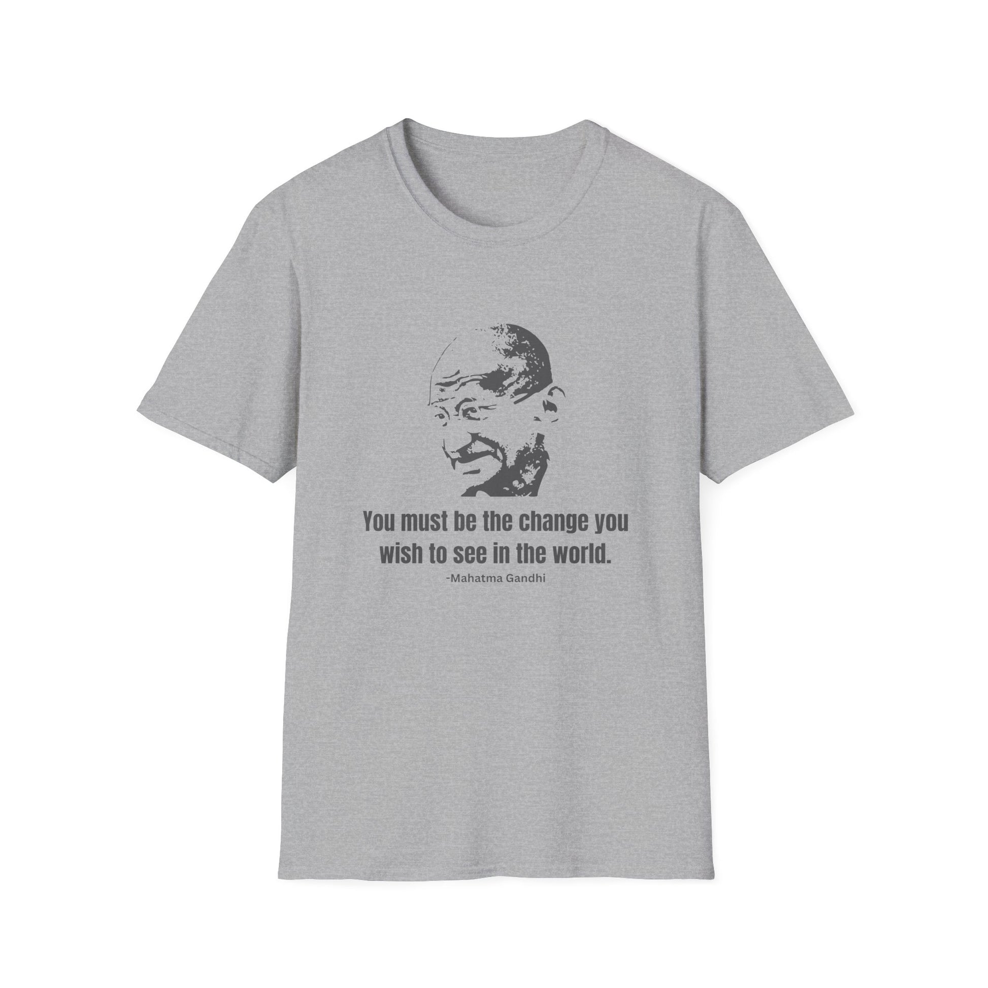 Be the Change Women's Relaxed/Plus Tshirt (IW Gray Logo) - Sweet Baby Jeez Teez