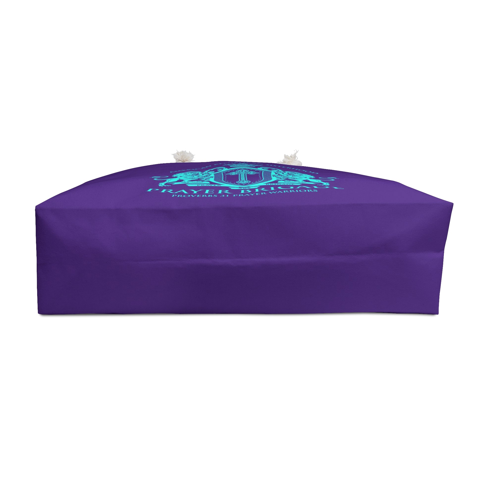 ARS Prayer Brigade Weekender Bag (Purple with Agua Logo) - Sweet Baby Jeez Teez