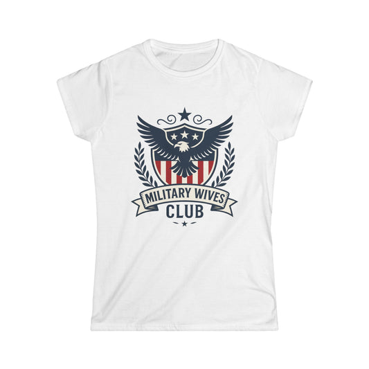 Military Wives Club Women's Softstyle Fitted Tshirt