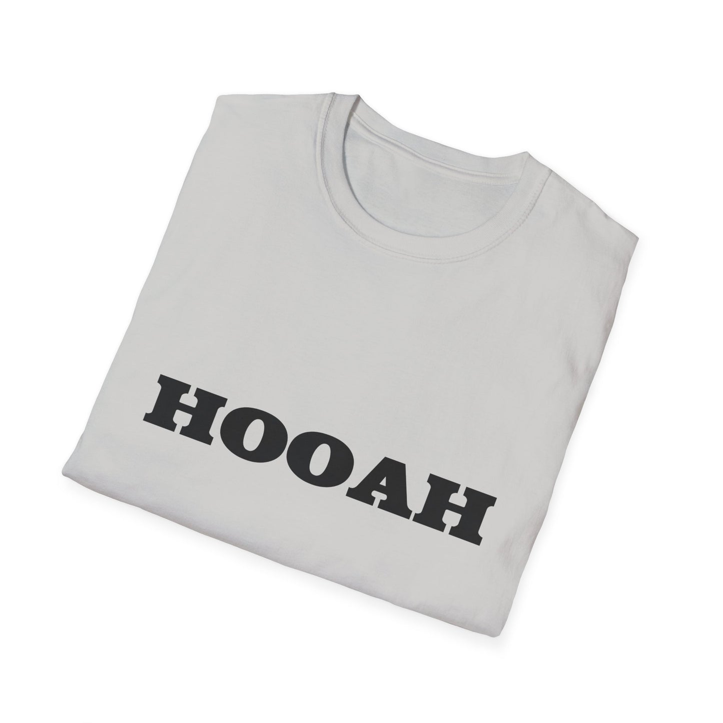 HOOAH (Army) Unisex Tshirt (MM Black Logo) - Sweet Baby Jeez Teez
