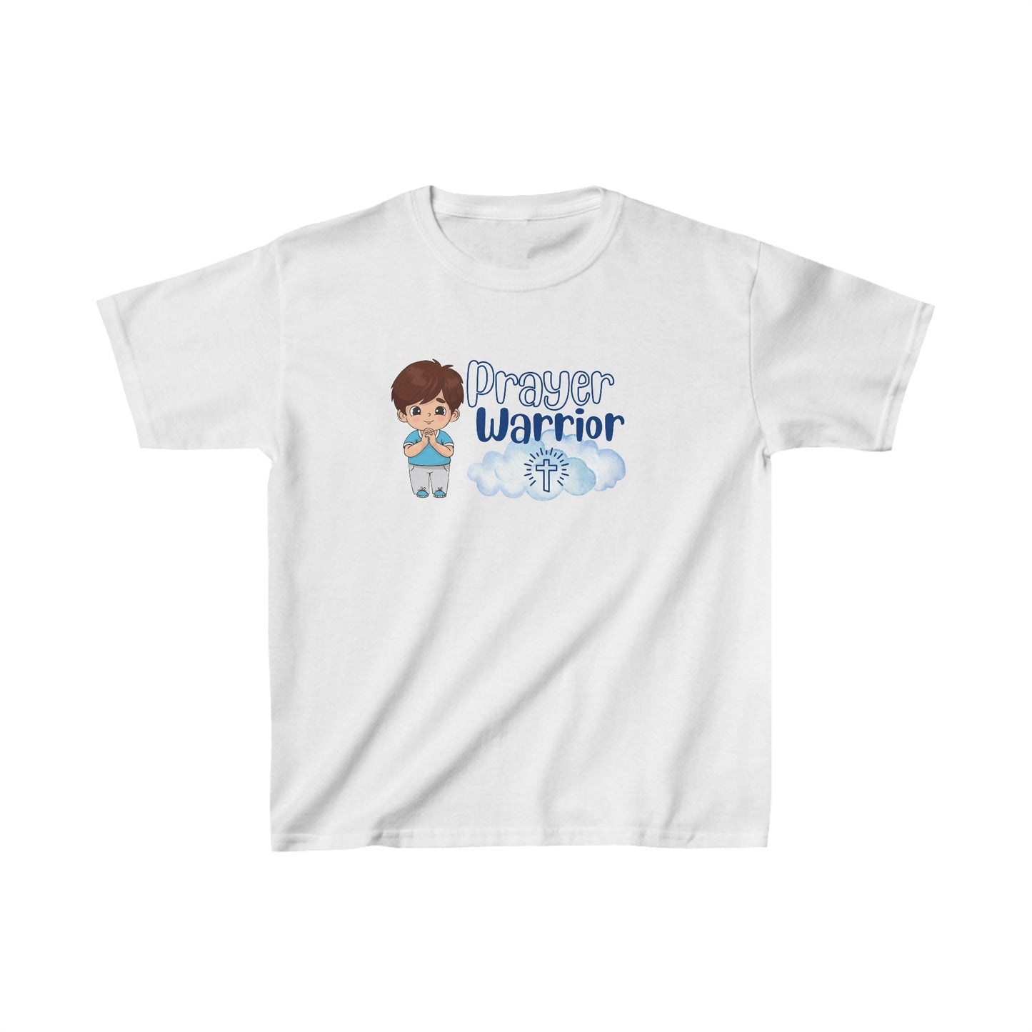 Prayer Warrior Boy's Tshirt - Sweet Baby Jeez Teez