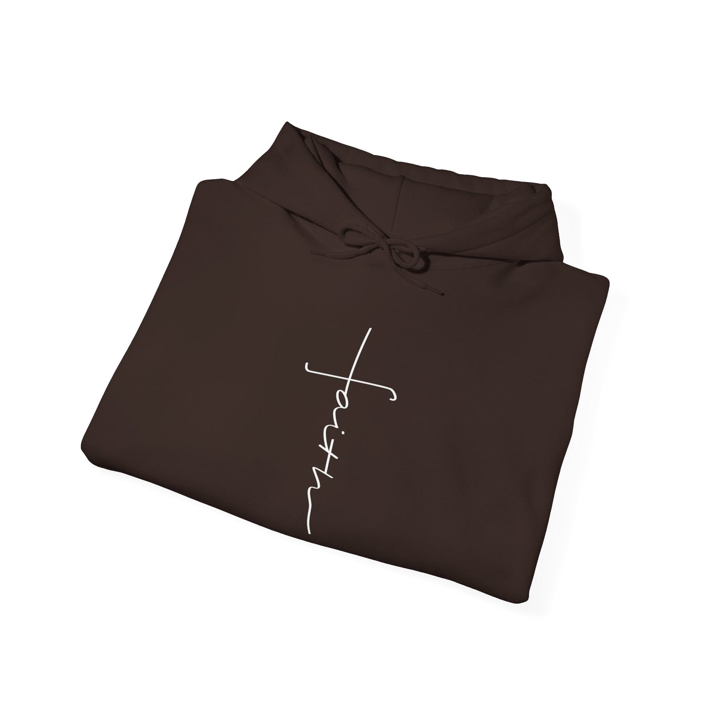 Cross Made From Faith Women's Hoodie (White) - Sweet Baby Jeez Teez