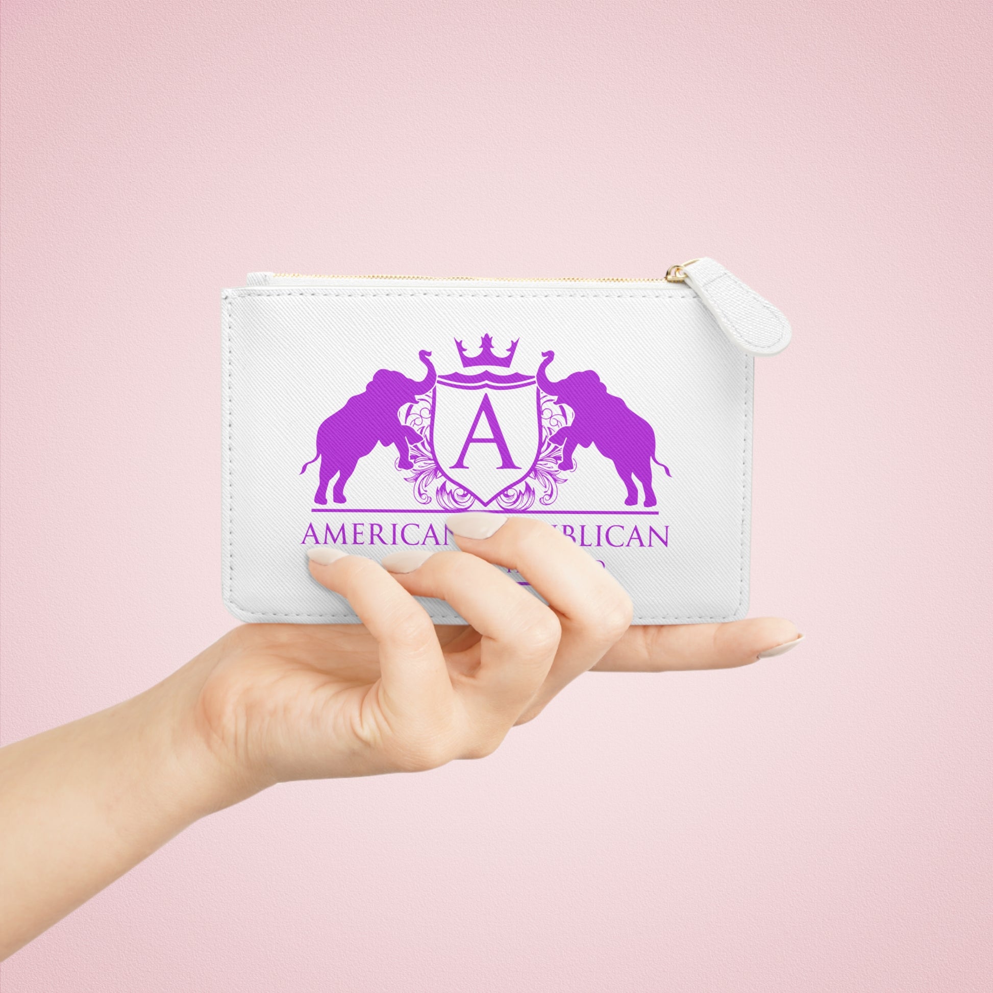 ARS Logo Mini Clutch Bag (ARS - Purple Logo) - Sweet Baby Jeez Teez
