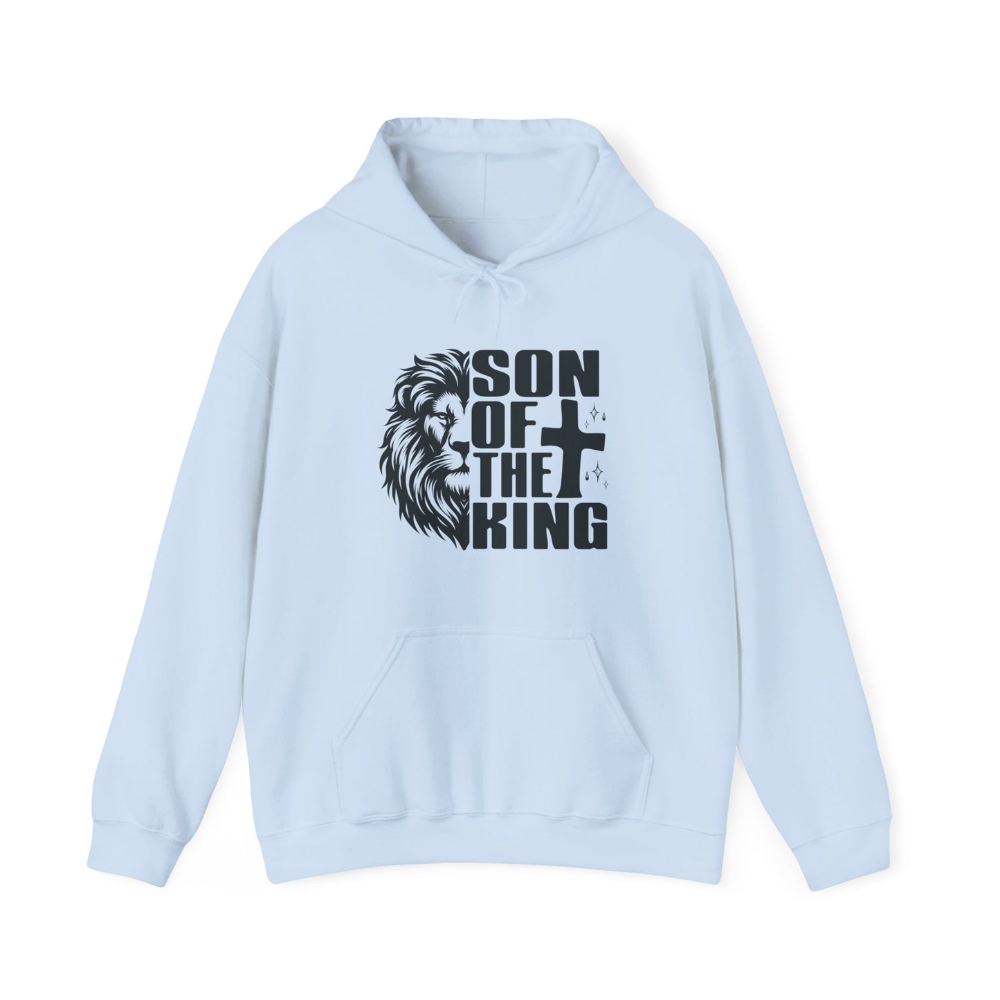 Son of the King Men's Hoodie (Black Logo) - Sweet Baby Jeez Teez