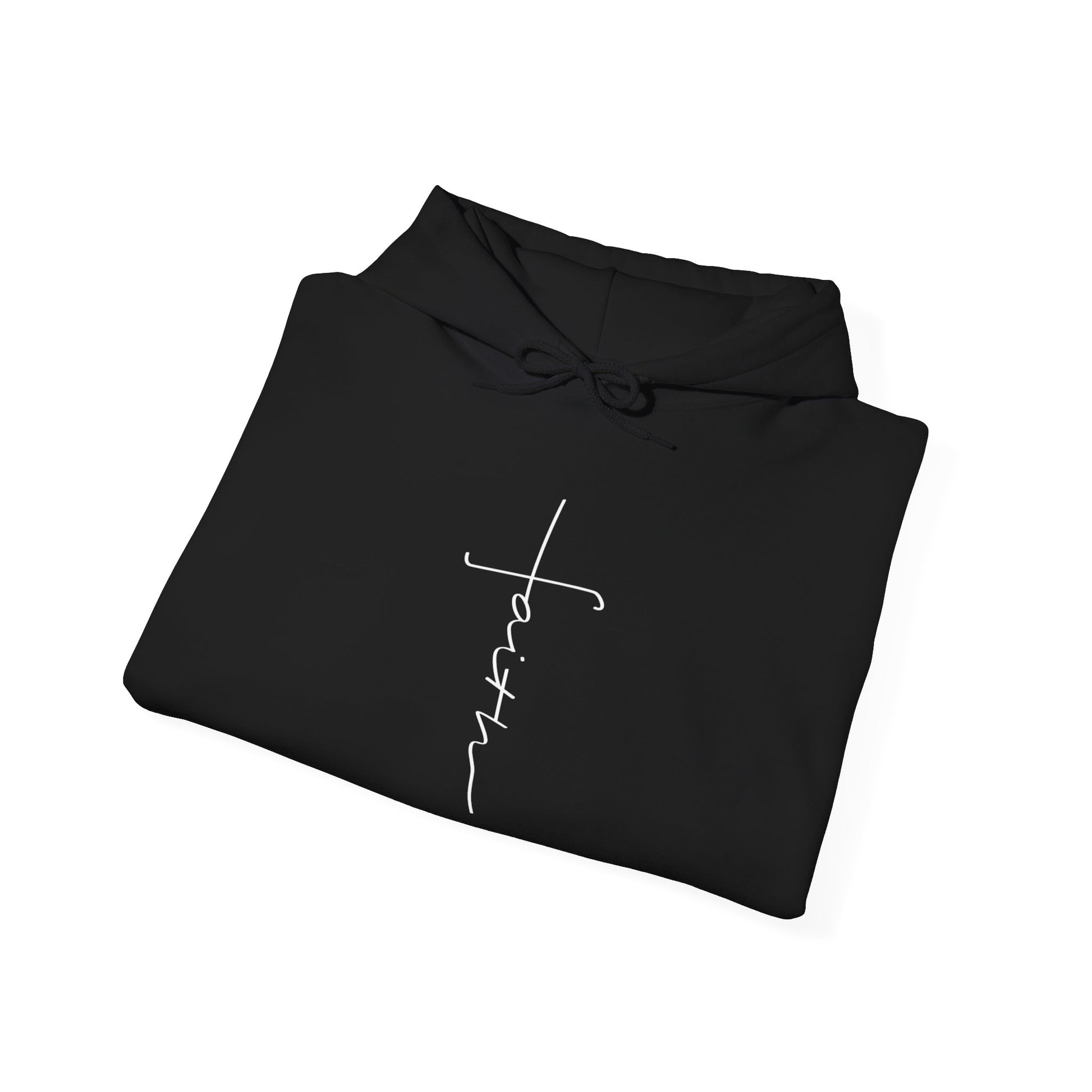 Cross Made From Faith Women's Hoodie (White) - Sweet Baby Jeez Teez
