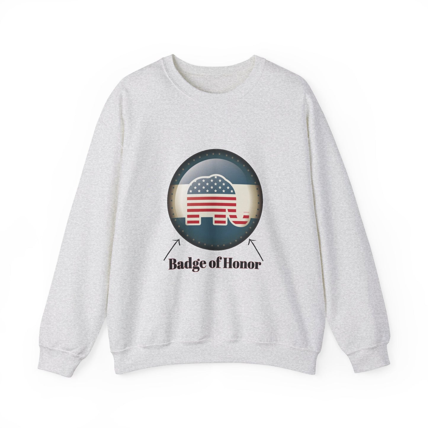 Badge of Honor Sweatshirt | Honor Sweatshirt | Sweet Baby Jeez Teez